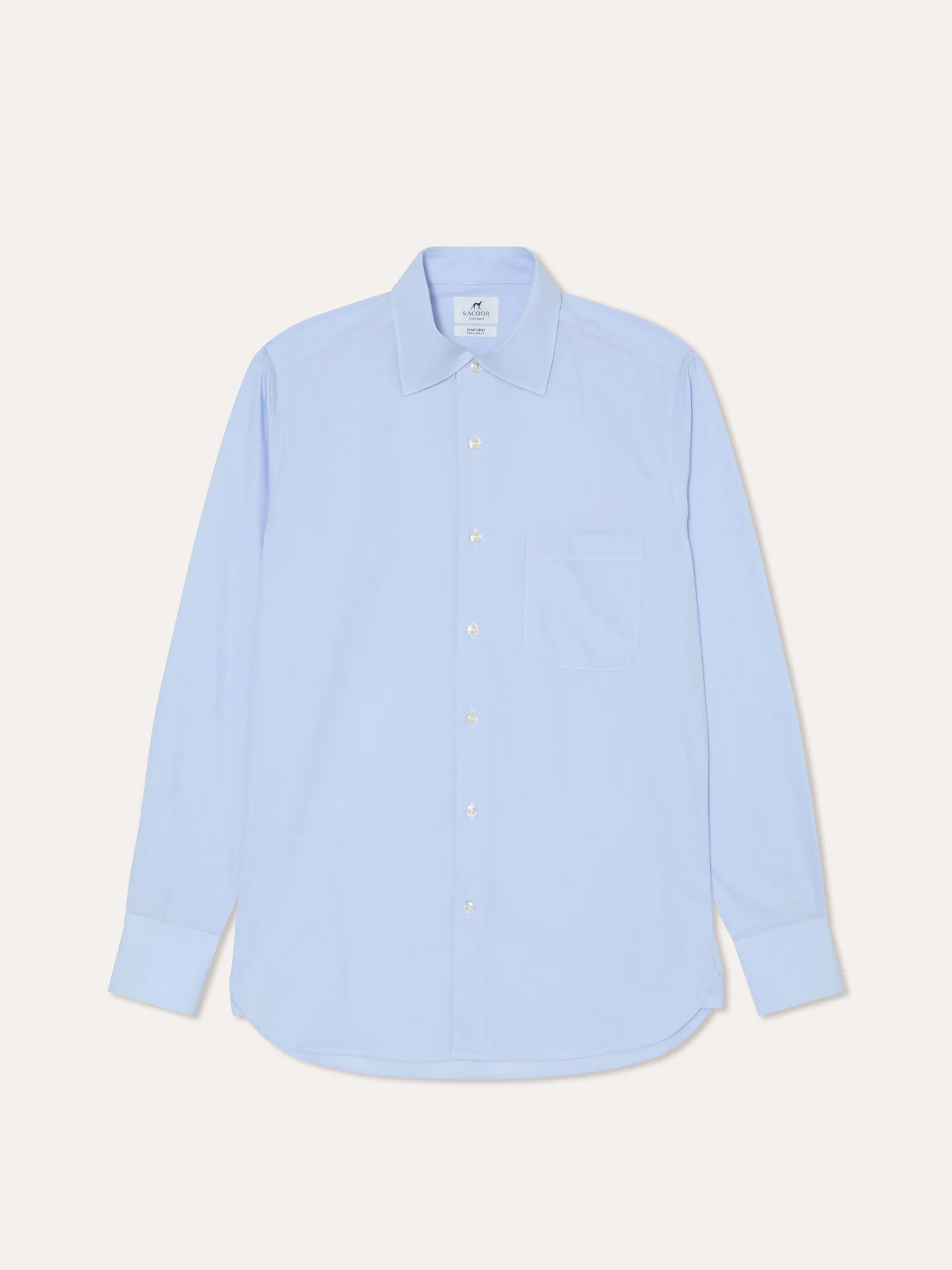 Regular Fit Formal End-on-end Shirt in 100% Cotton - Image 5