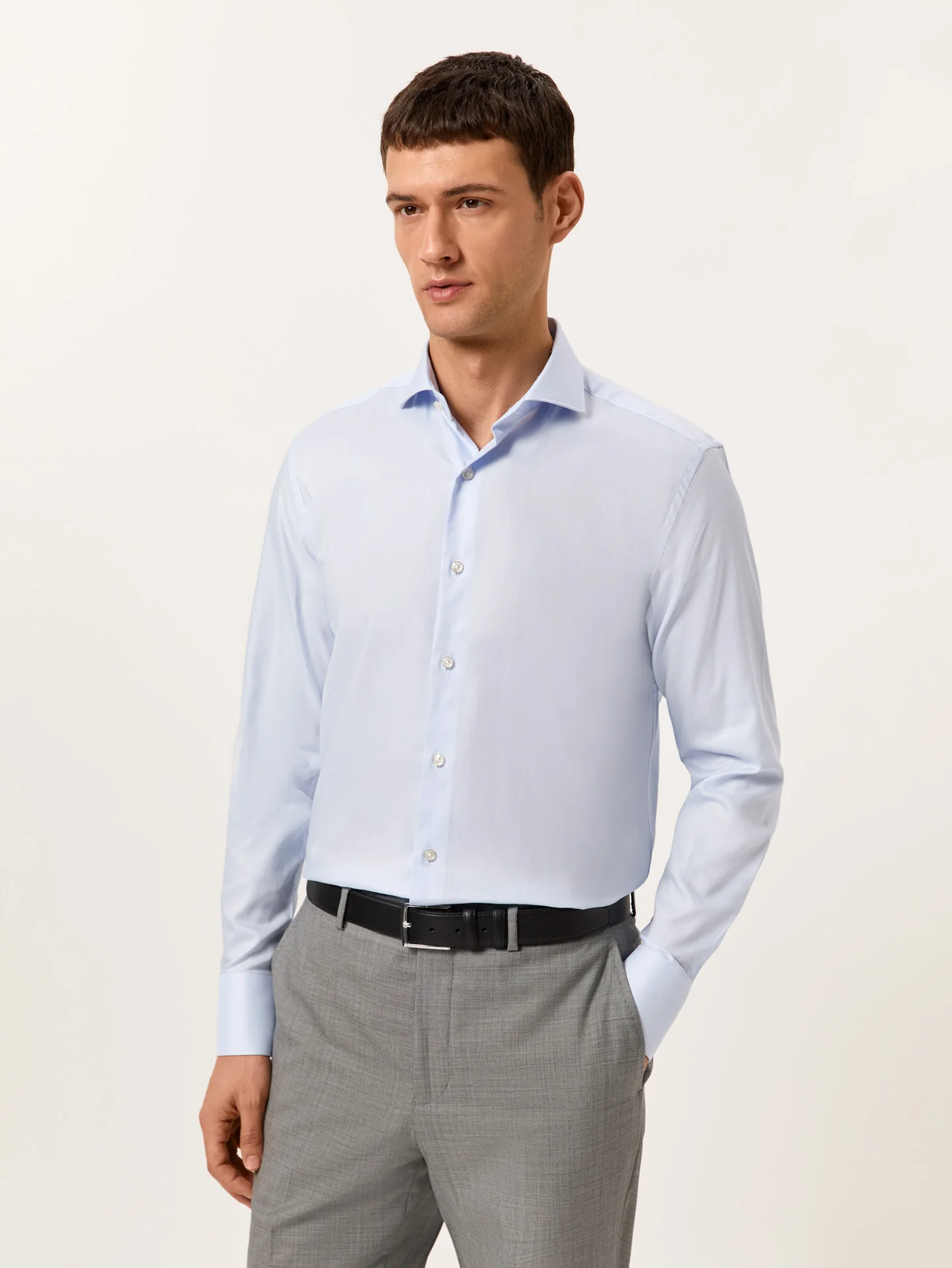 Regular Fit Formal Oxford Shirt in 100% Cotton