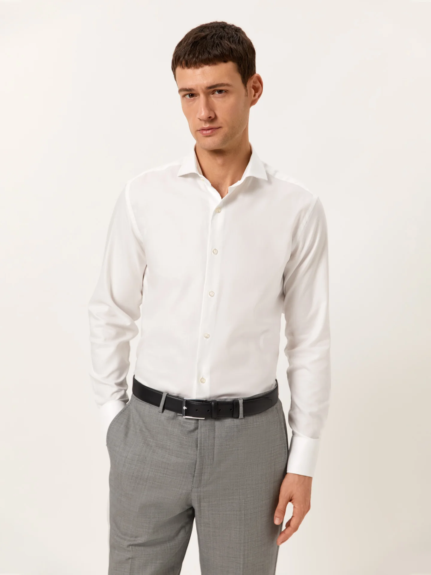 Regular Fit Formal Oxford Shirt in 100% Cotton - Image 3