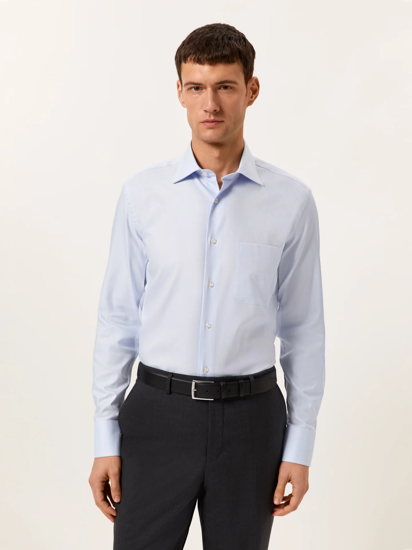 Regular Fit Formal Oxford Shirt in 100% Cotton - Image 2