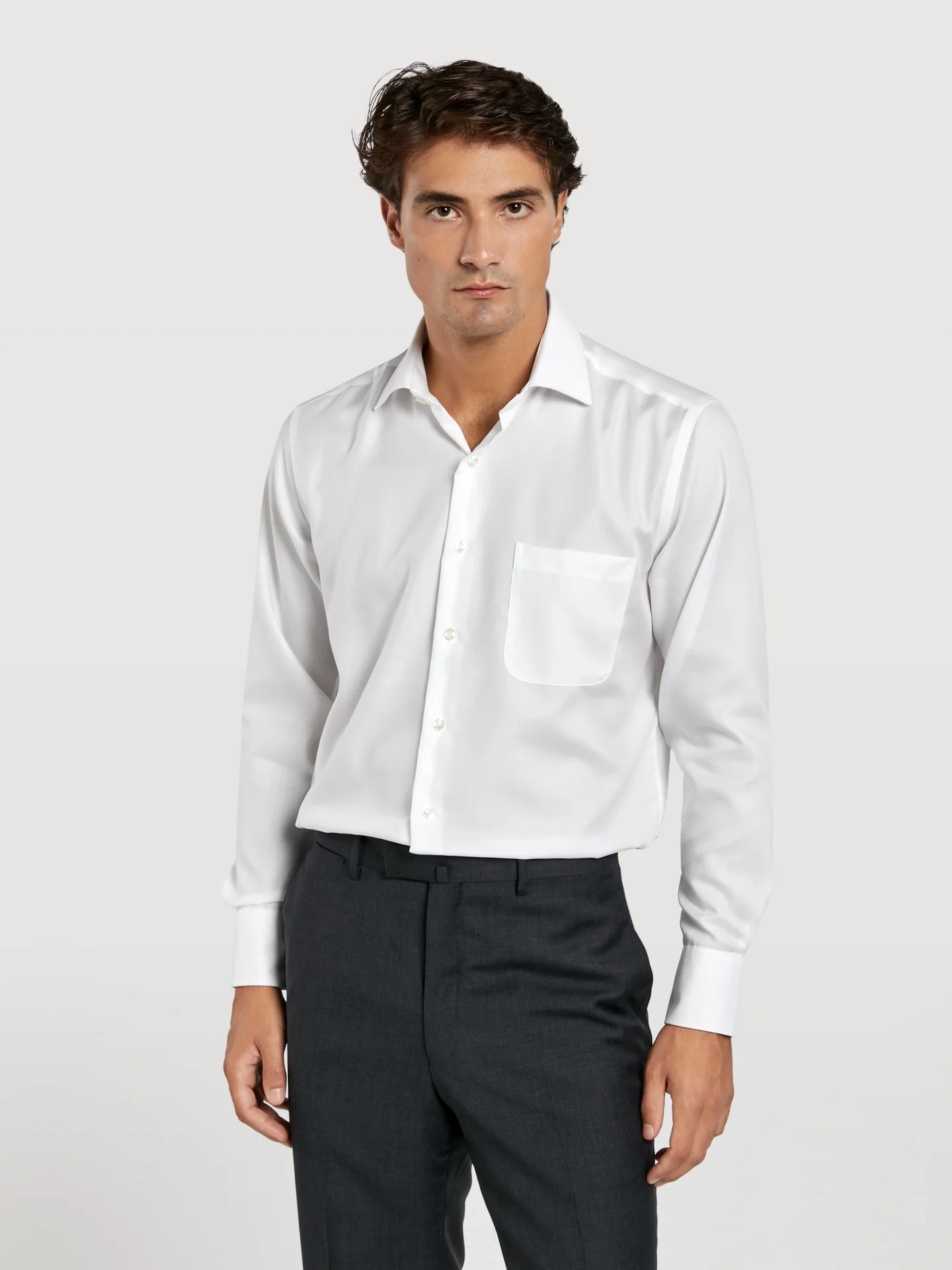 Regular fit k-easy non-iron royal oxford formal shirt