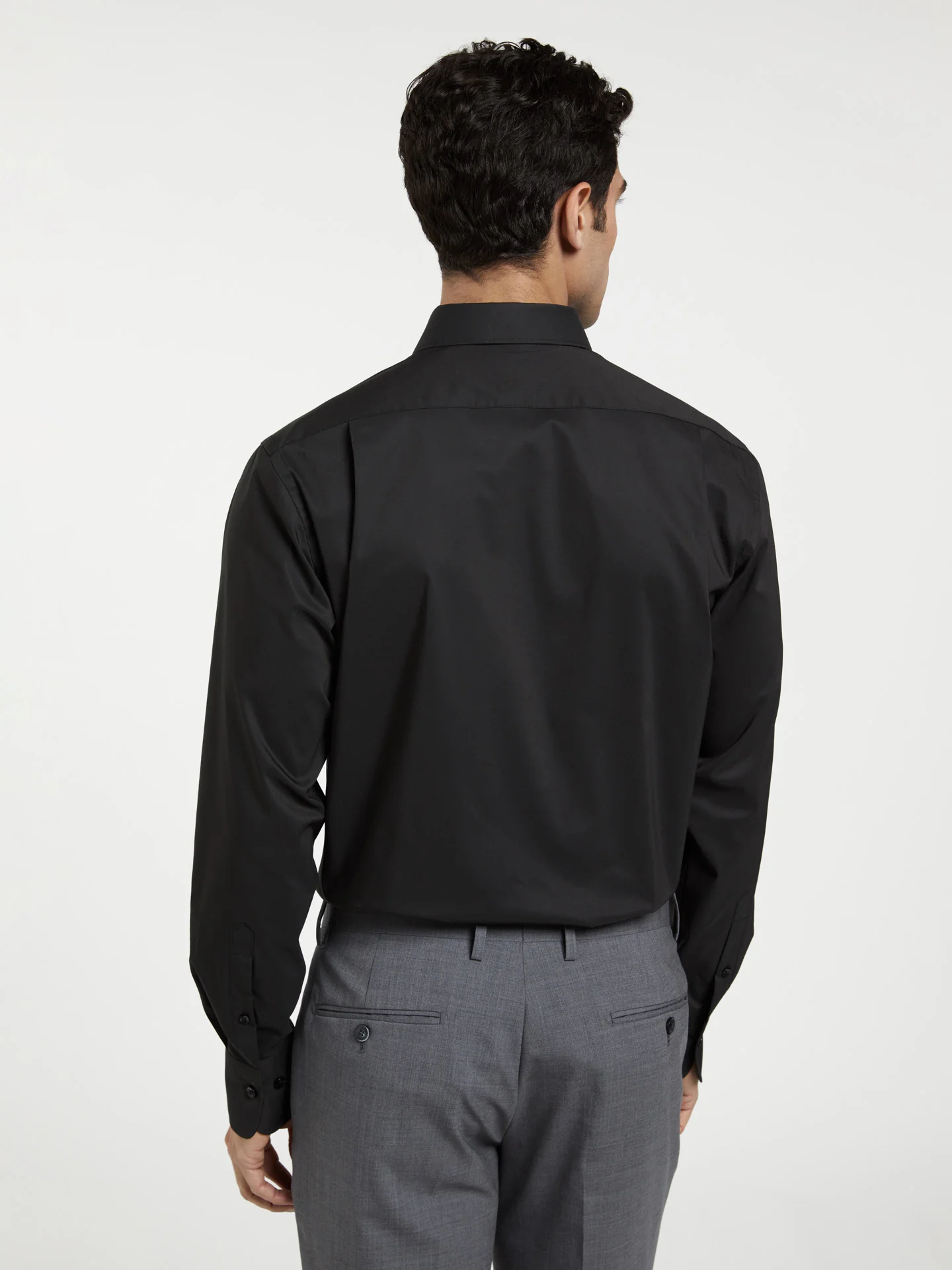 Regular fit k-easy plain poplin comfort formal shirt - Image 3