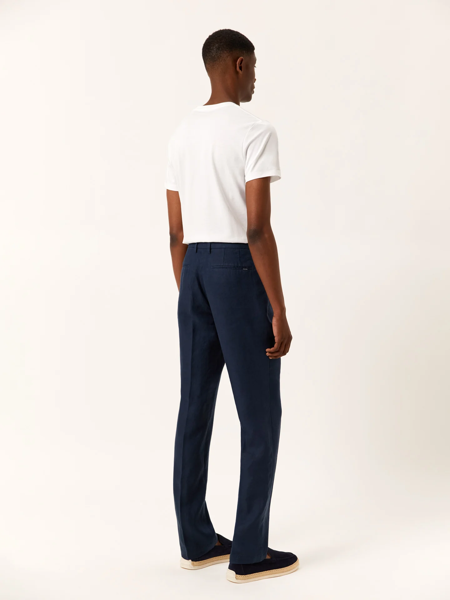 Regular fit Linen Casual Trousers - Image 4