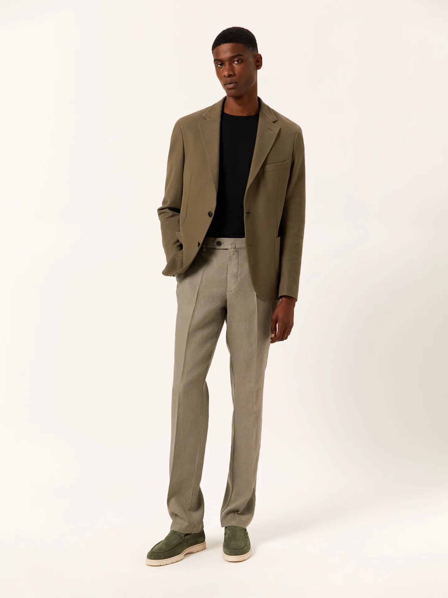 Regular fit Linen Casual Trousers - Image 6