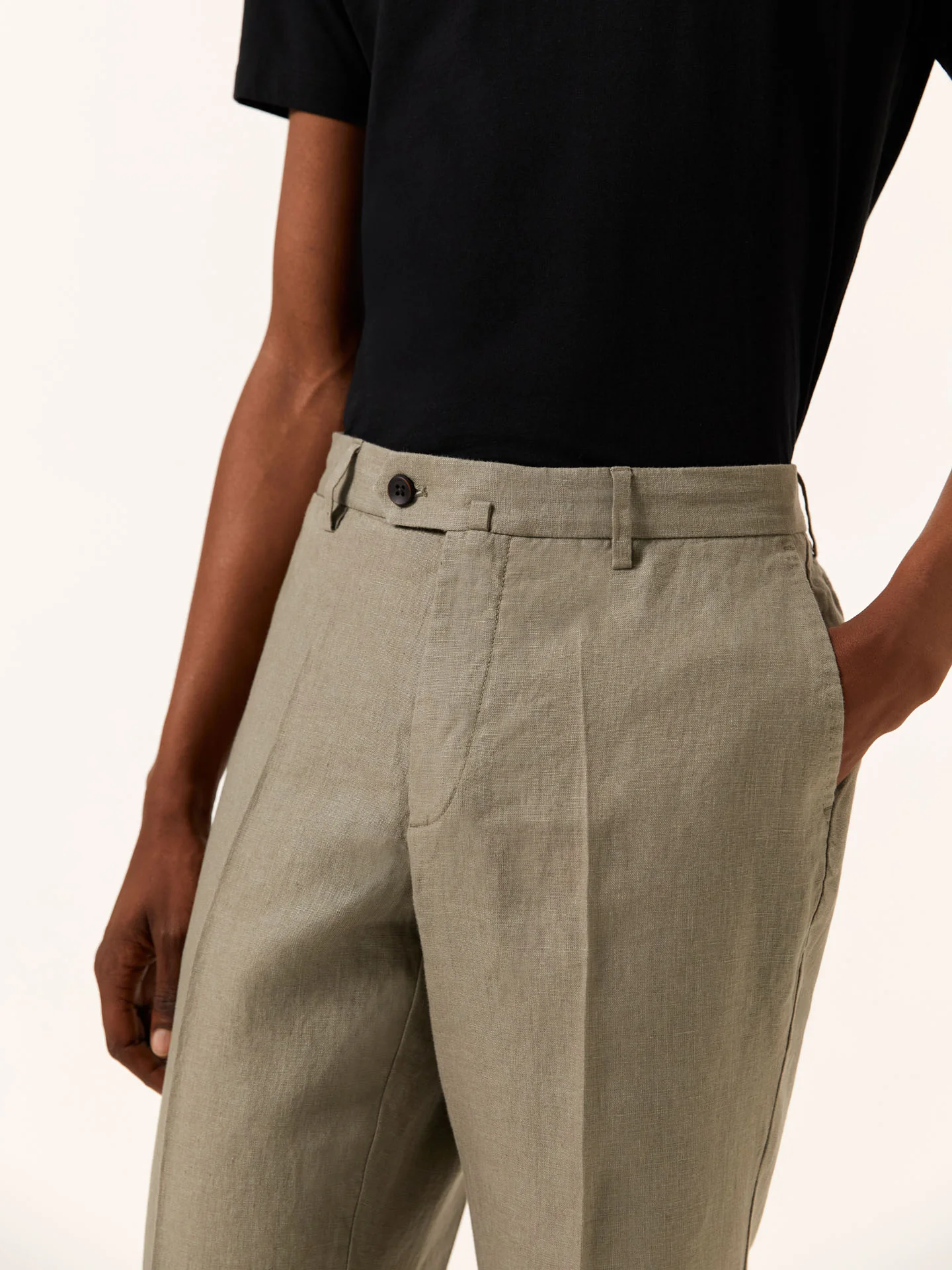 Regular fit Linen Casual Trousers - Image 8