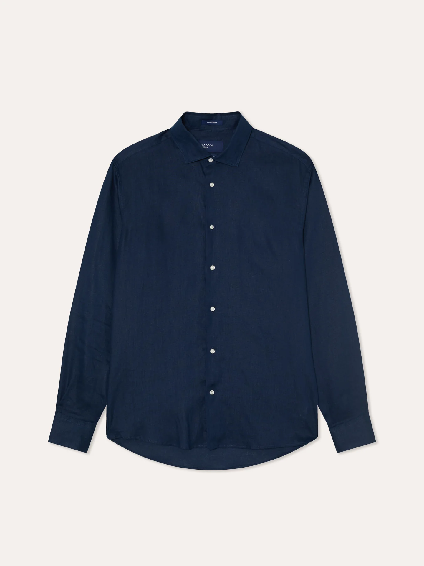 Regular Fit Open Shirt in 100% Linen - Image 6