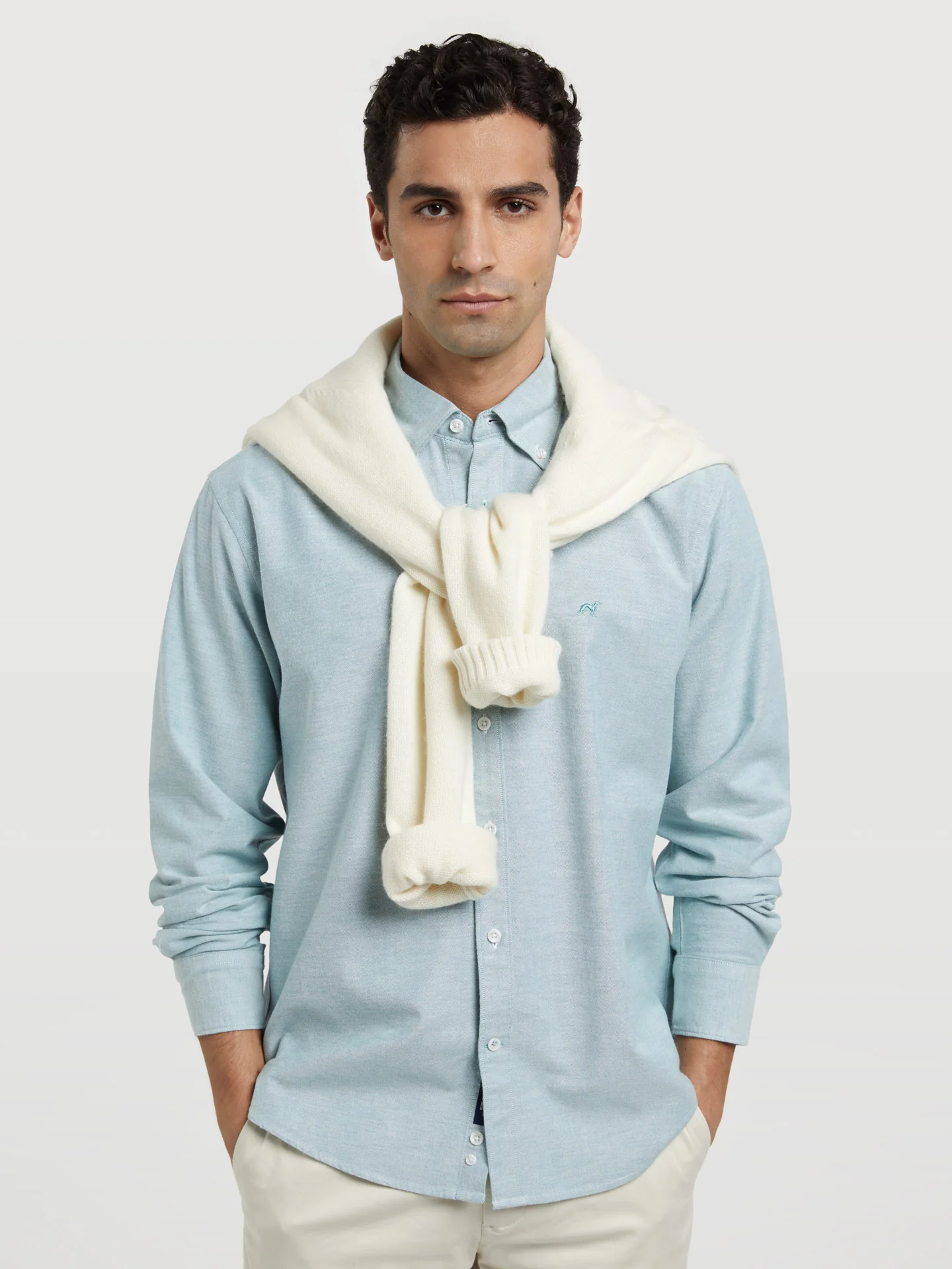 Regular fit oxford shirt - Image 7