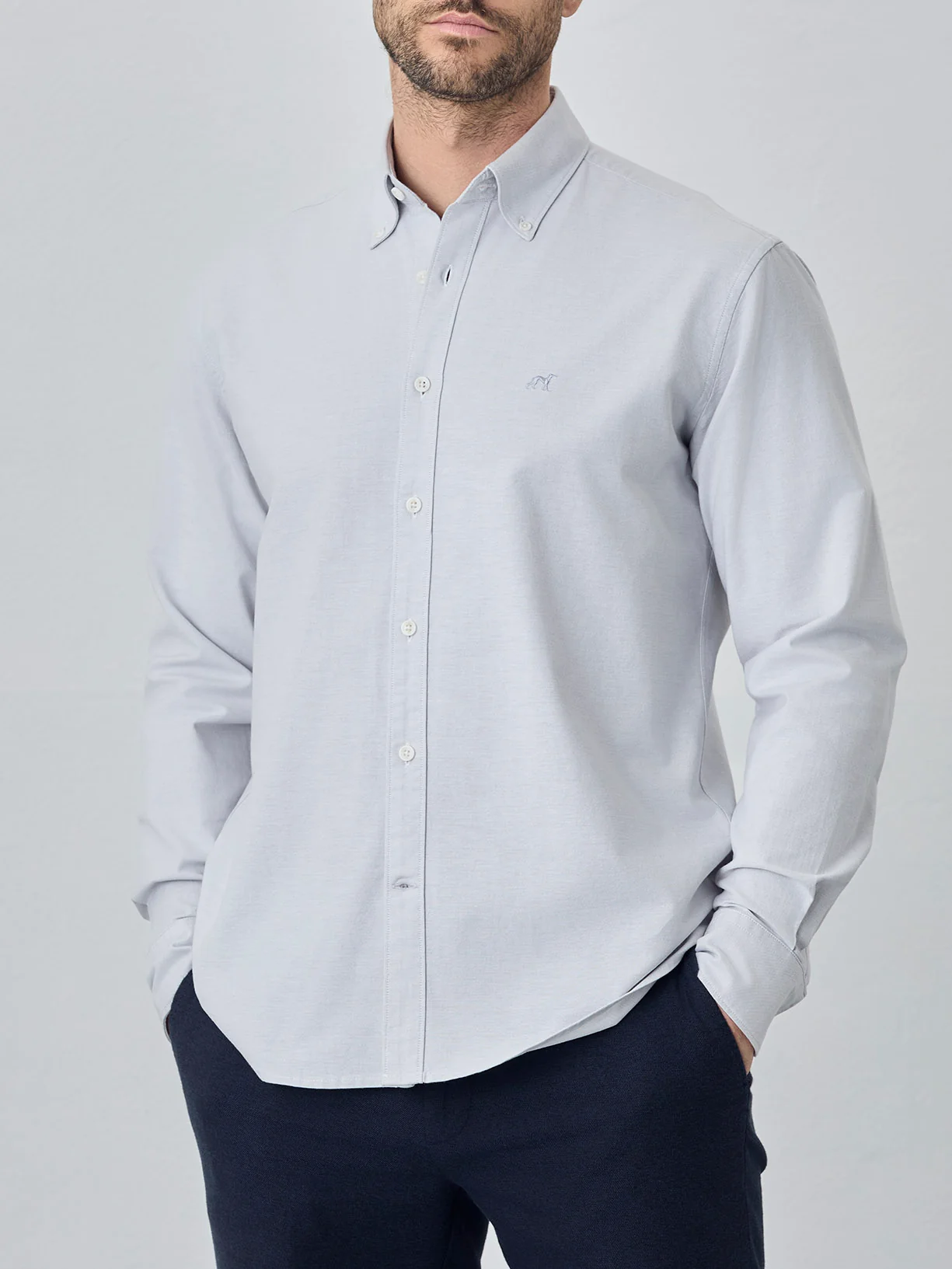 Regular fit oxford shirt - Image 11