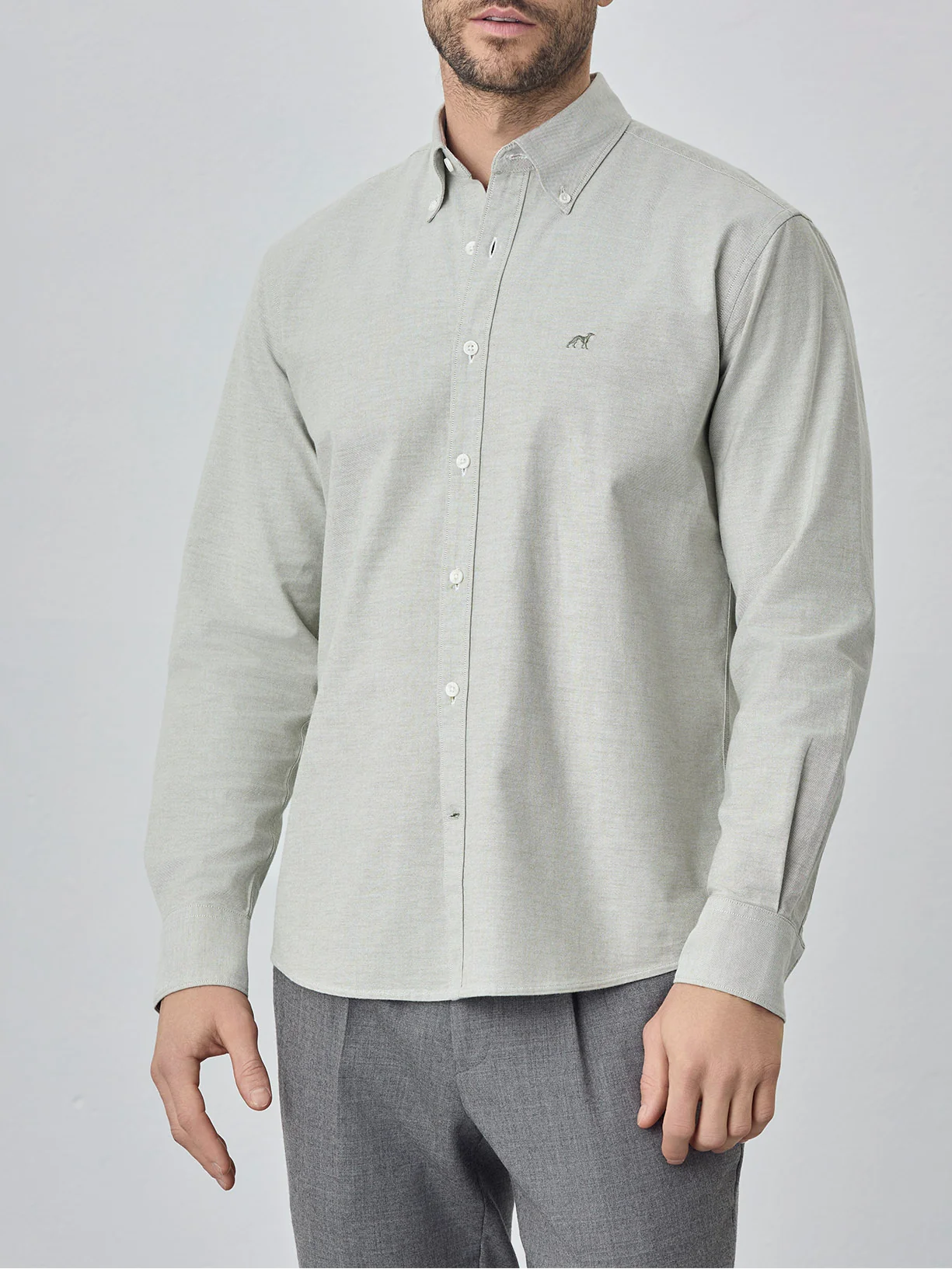 Regular fit oxford shirt - Image 5