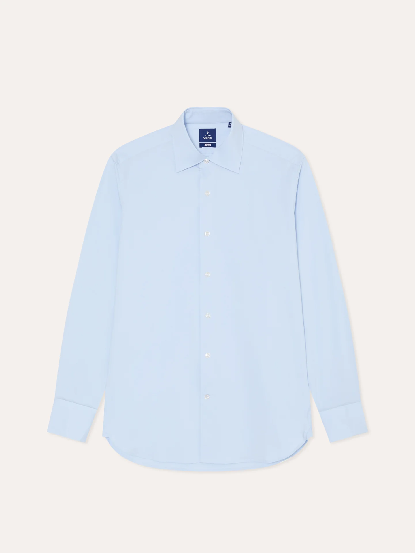 Regular Fit Performance Poplin with Oxford Collar and Double Cuffs - Image 4
