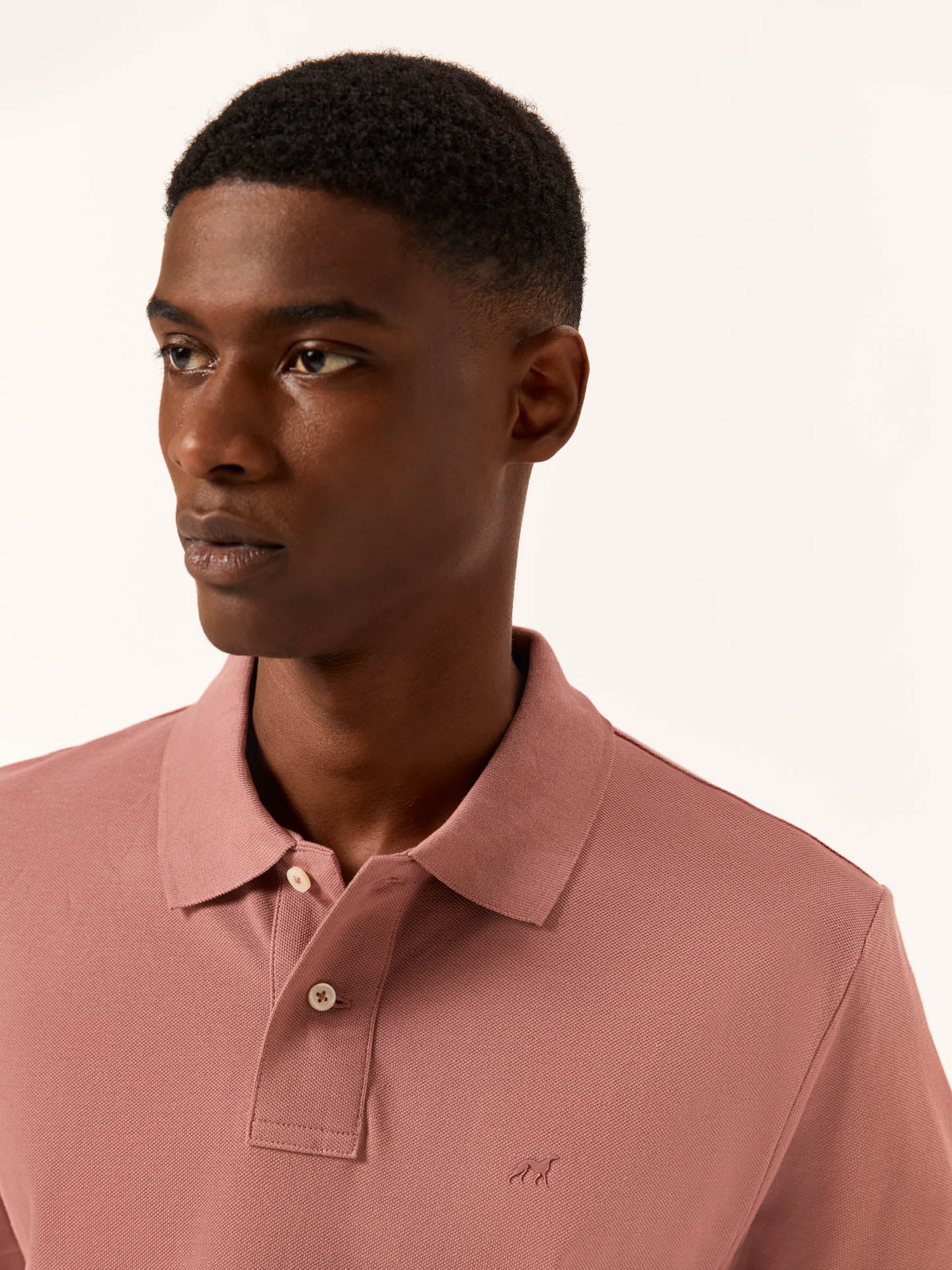 Regular fit piqué polo shirt