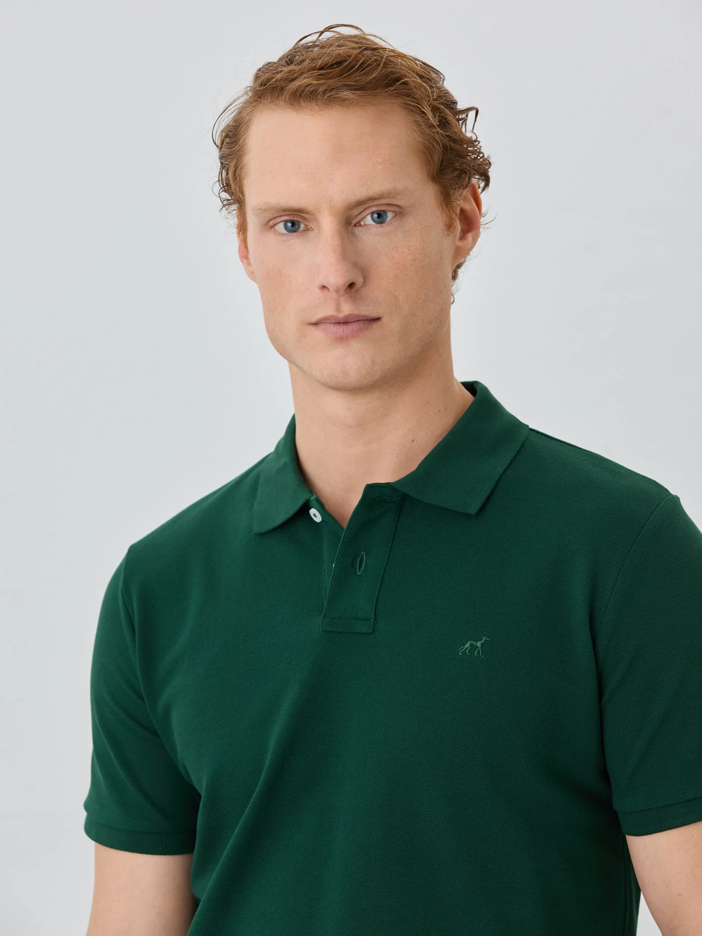 Regular Fit Piqué Polo With Logo Embroidery In 100% BCI Cotton - Image 10