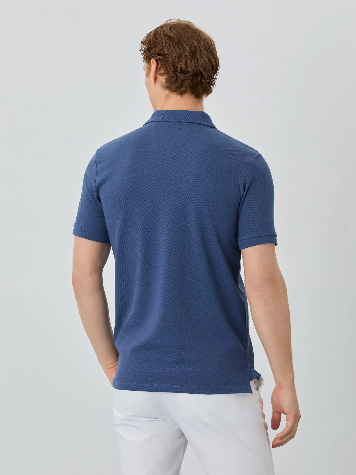 Regular Fit Piqué Polo With Logo Embroidery In 100% BCI Cotton - Image 28