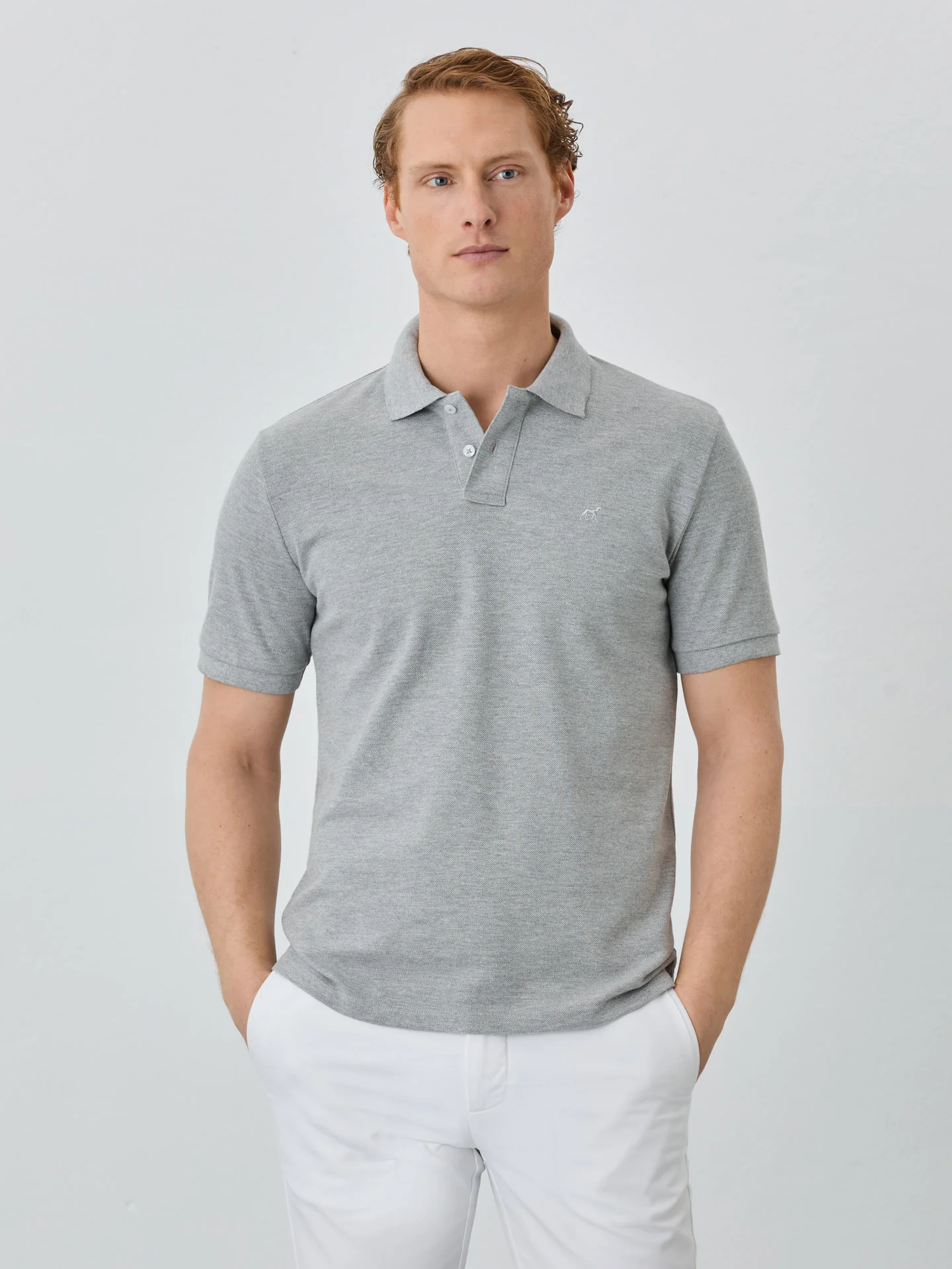 Regular Fit Piqué Polo With Logo Embroidery In 100% BCI Cotton - Image 30