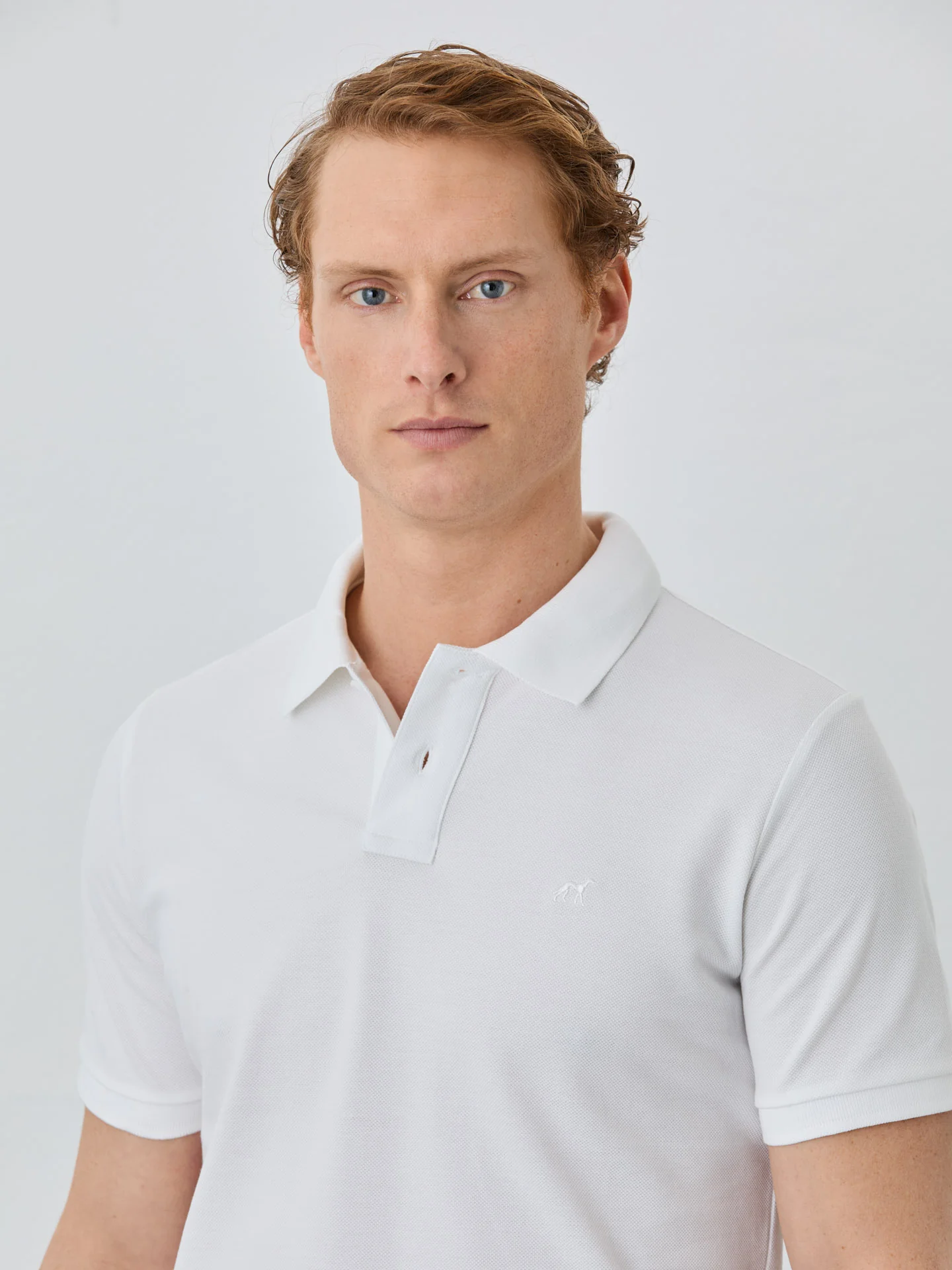 Regular Fit Piqué Polo With Logo Embroidery In 100% BCI Cotton - Image 41