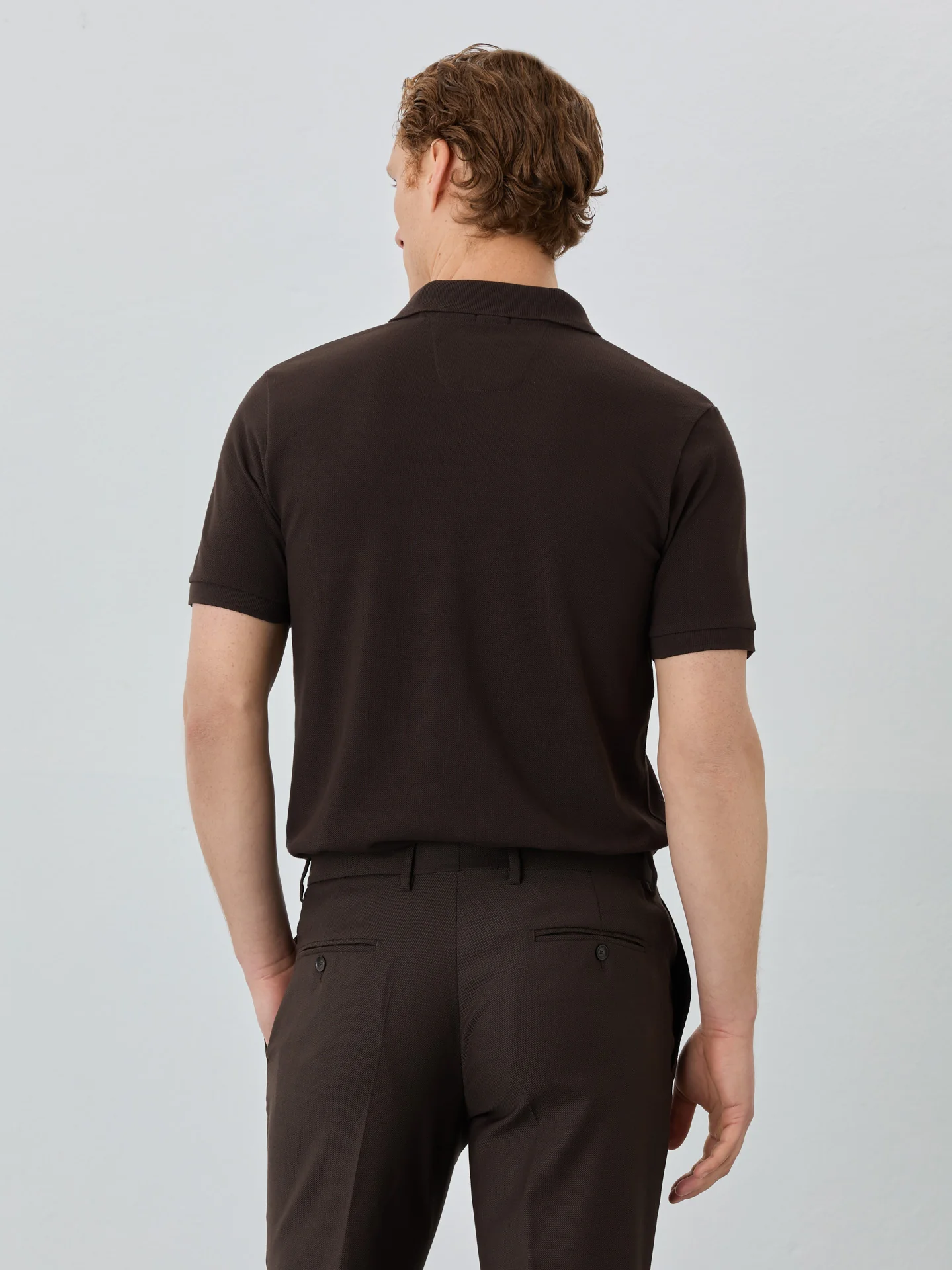 Regular Fit Piqué Polo With Logo Embroidery In 100% BCI Cotton - Image 6