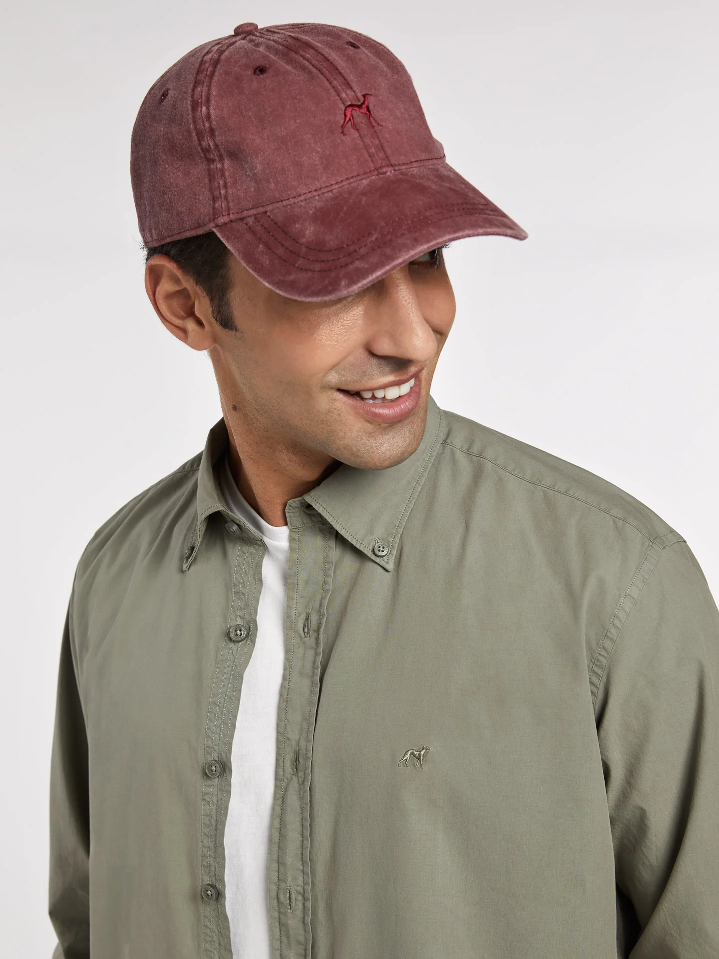 Regular fit plain over dye poplin shirt - Image 8