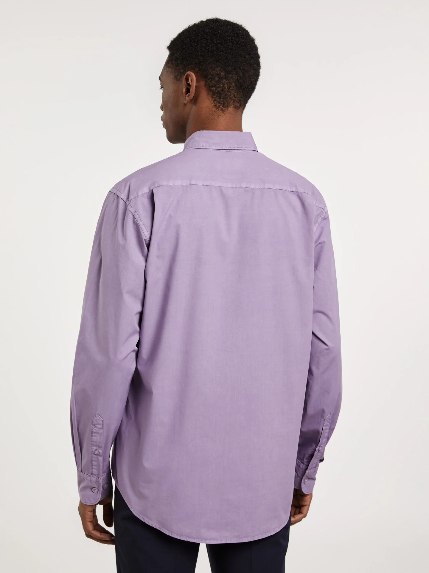 Regular fit poplin faded shirt - Image 15