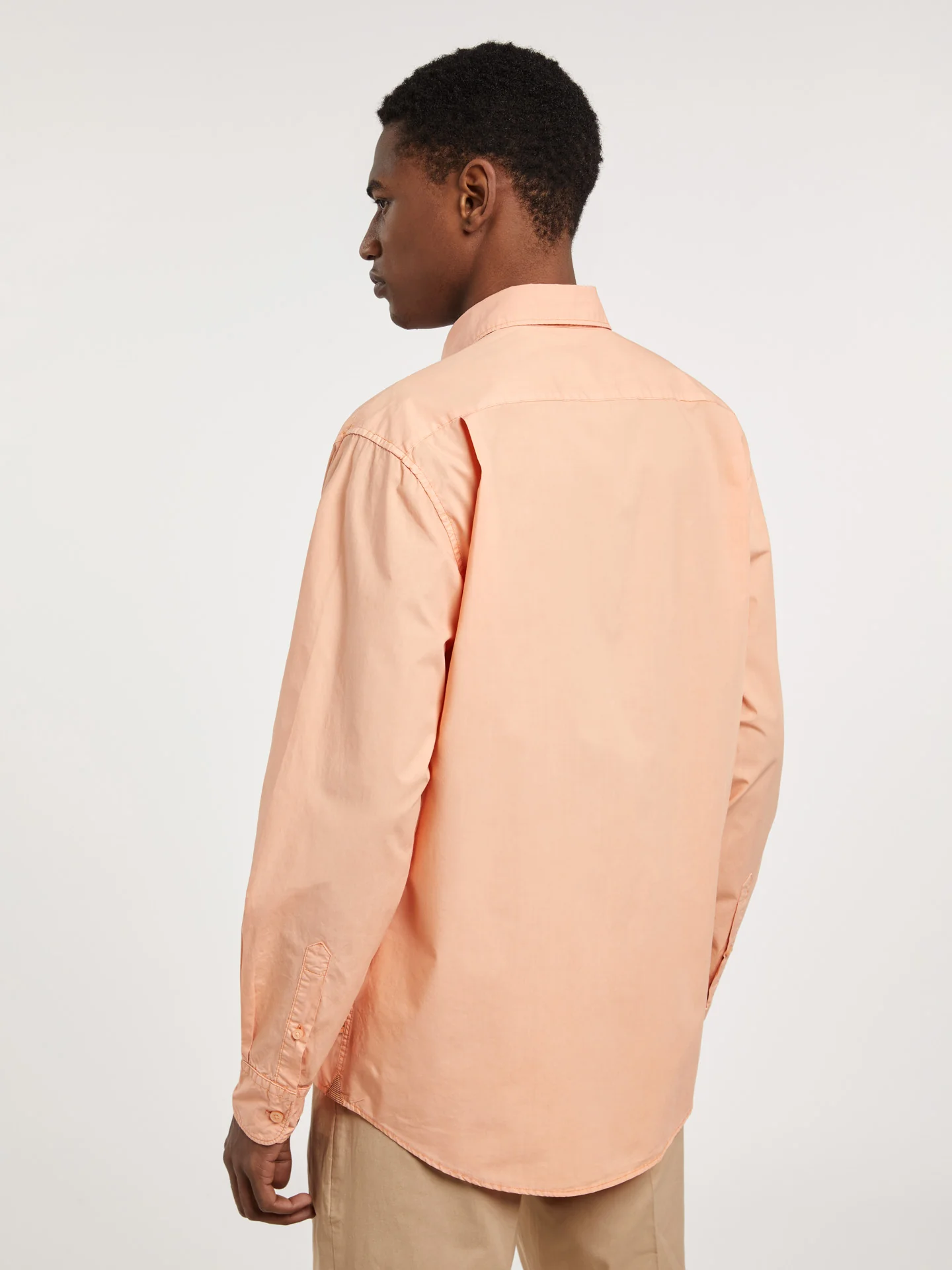 Regular fit poplin faded shirt - Image 18