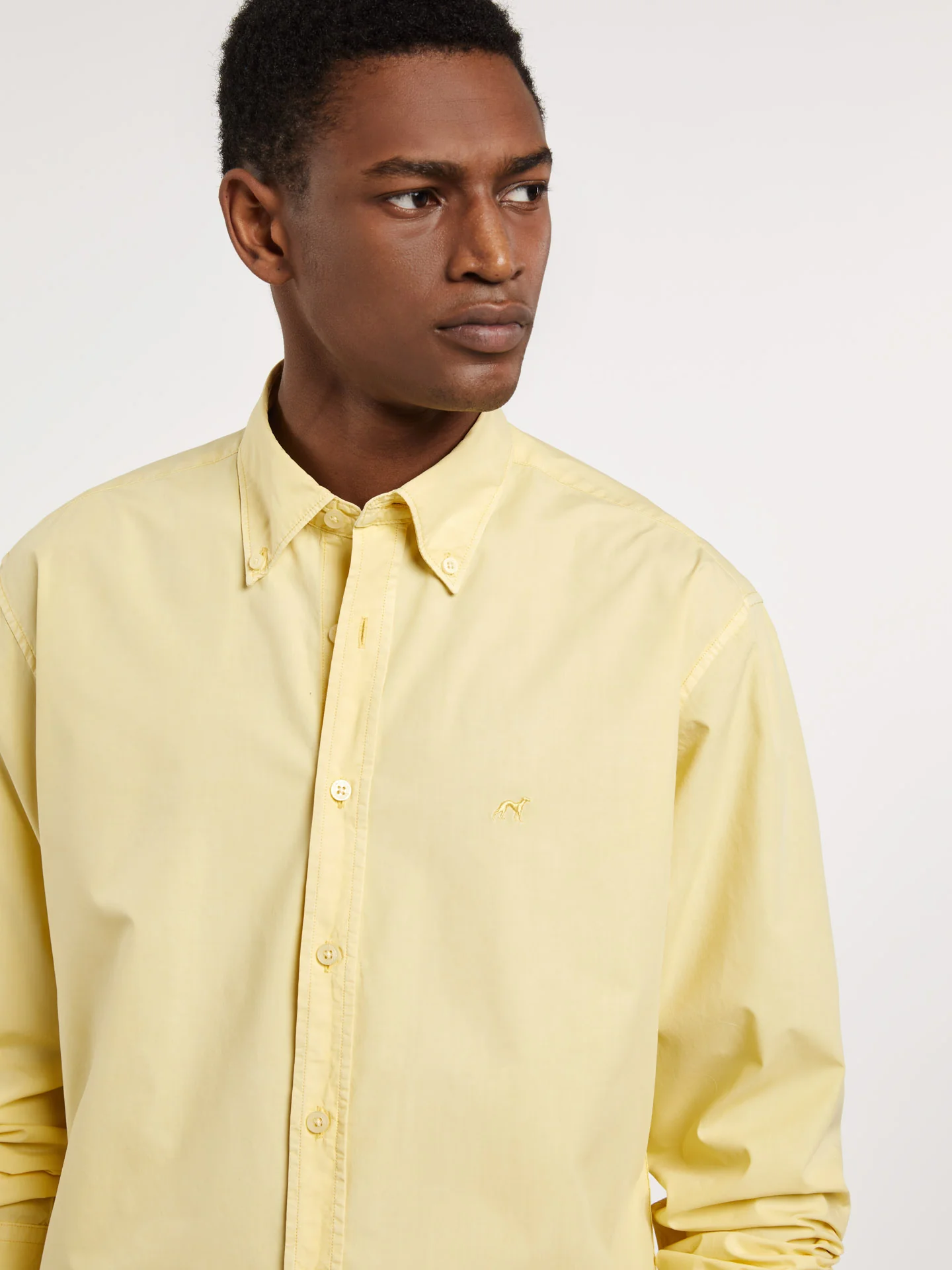 Regular fit poplin faded shirt - Image 20