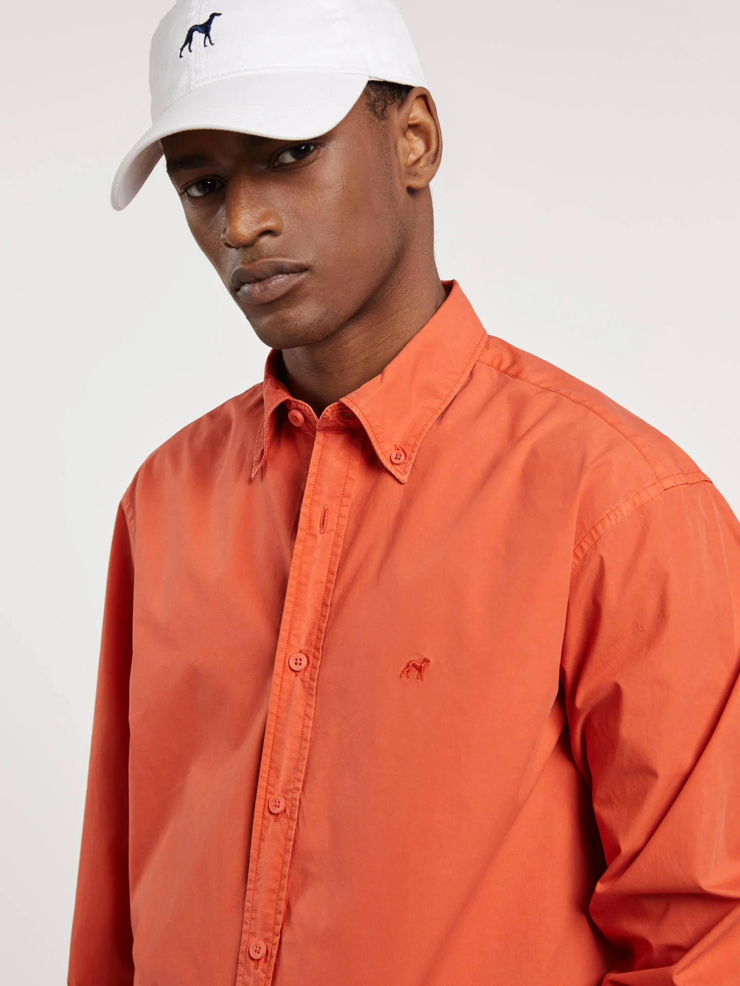 Regular fit poplin faded shirt - Image 26