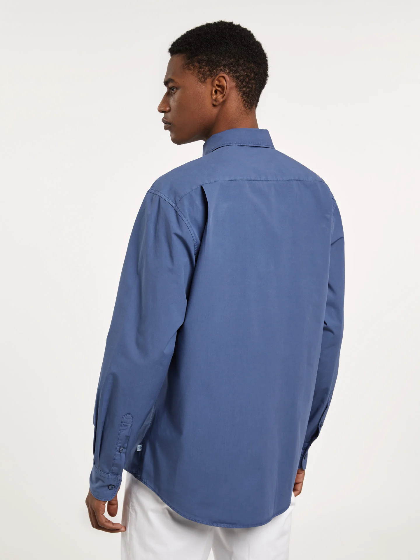 Regular fit poplin faded shirt - Image 3