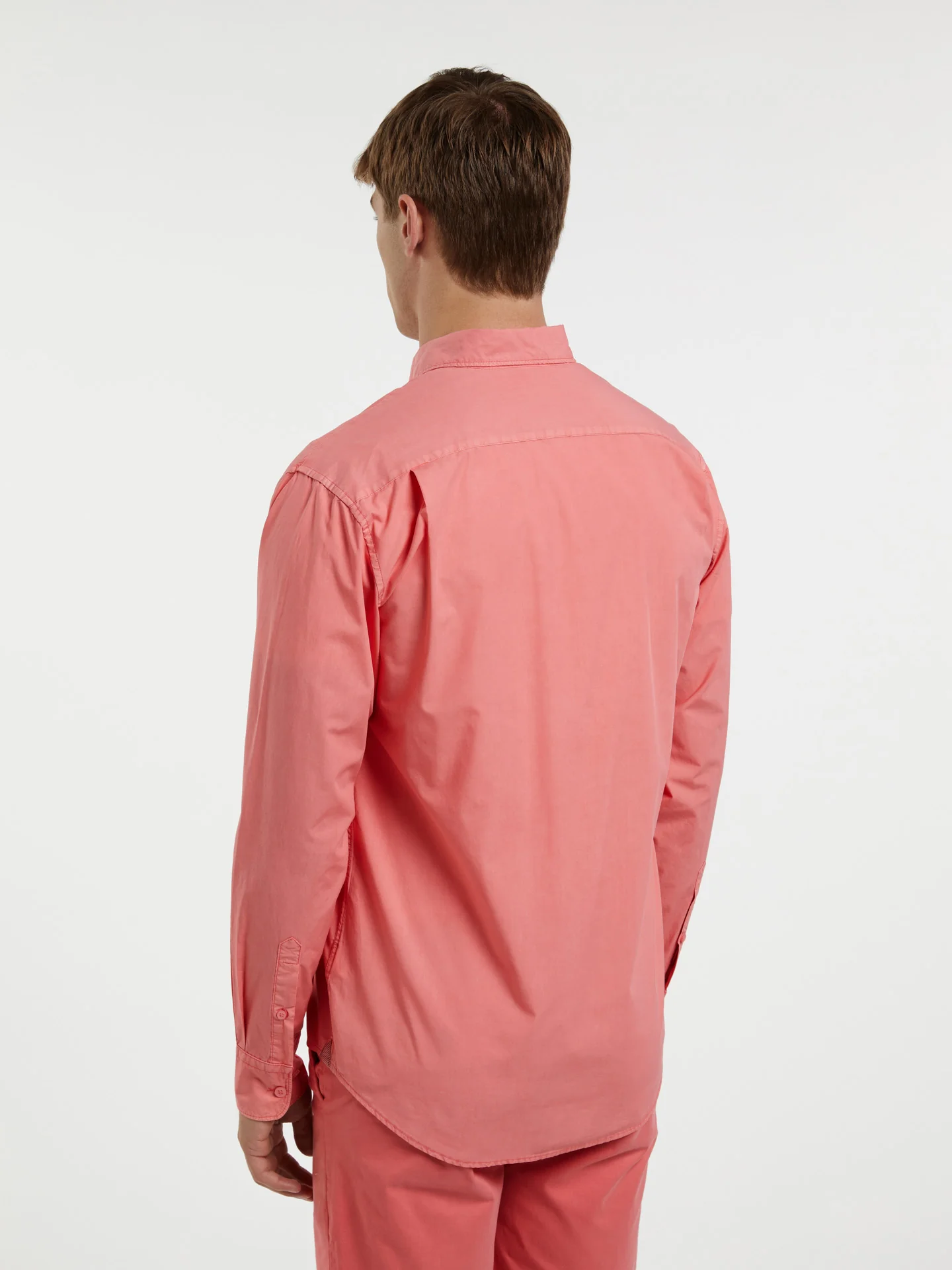 Regular fit poplin faded shirt - Image 30
