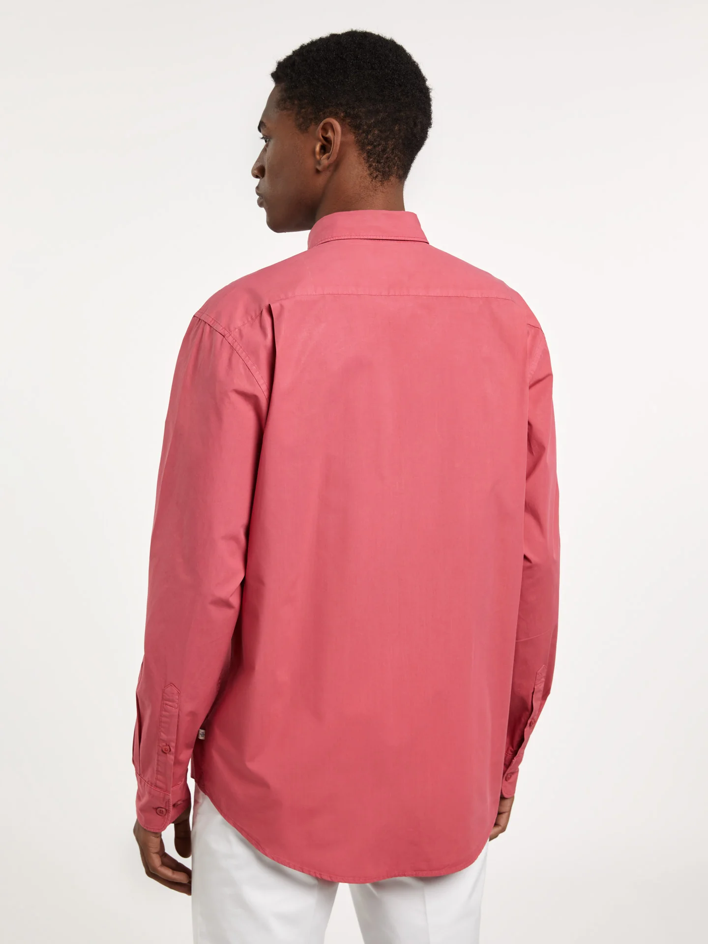 Regular fit poplin faded shirt - Image 6