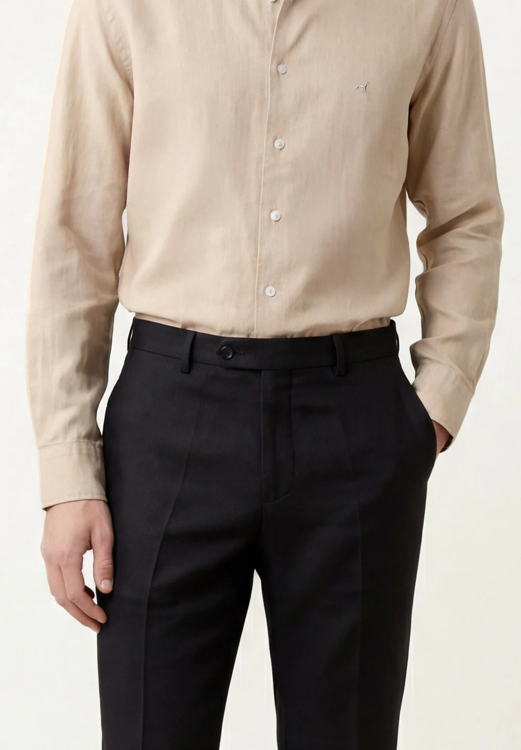 Regular fit Pure Linen Casual Trouser - Image 2