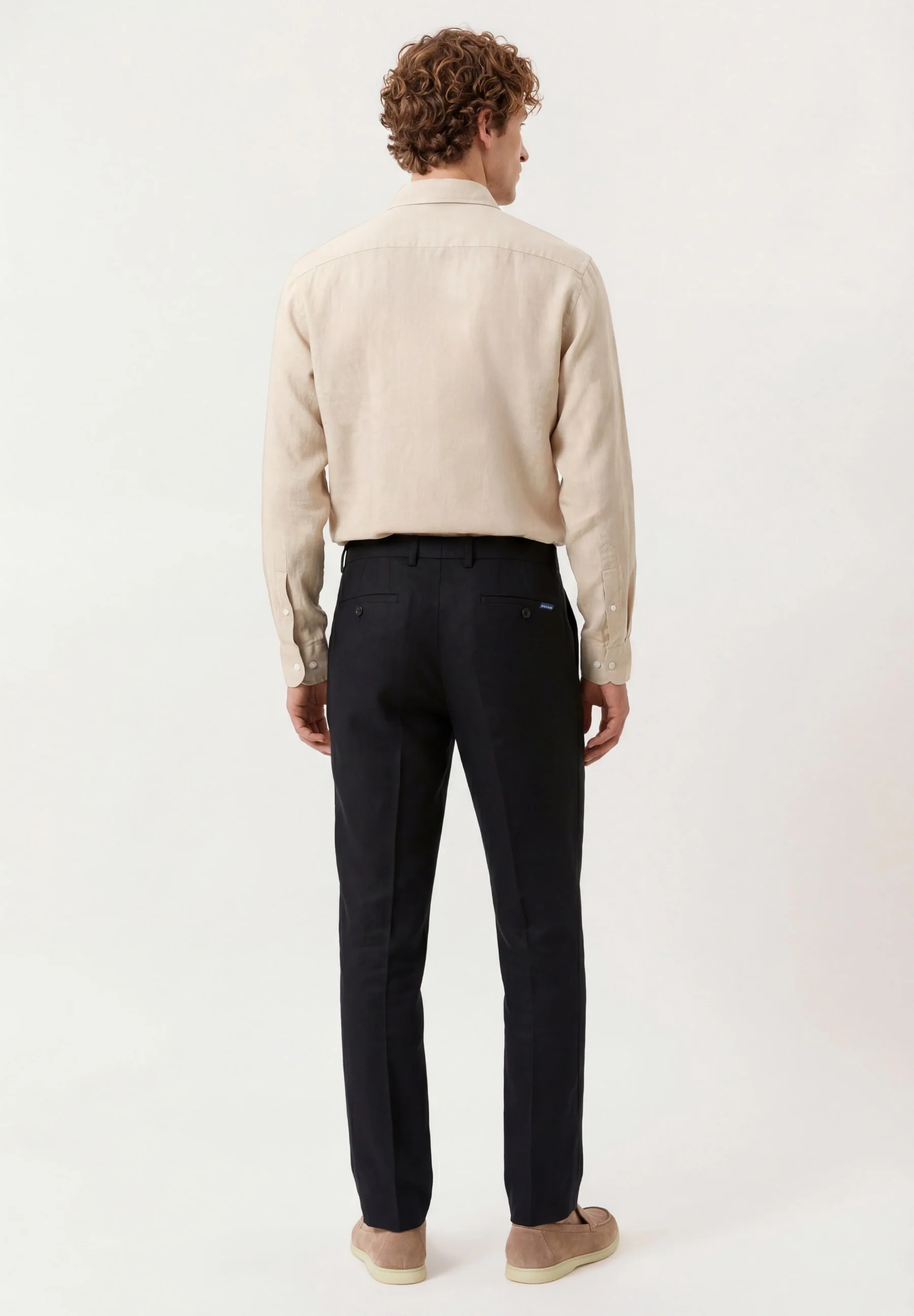 Regular fit Pure Linen Casual Trouser - Image 3