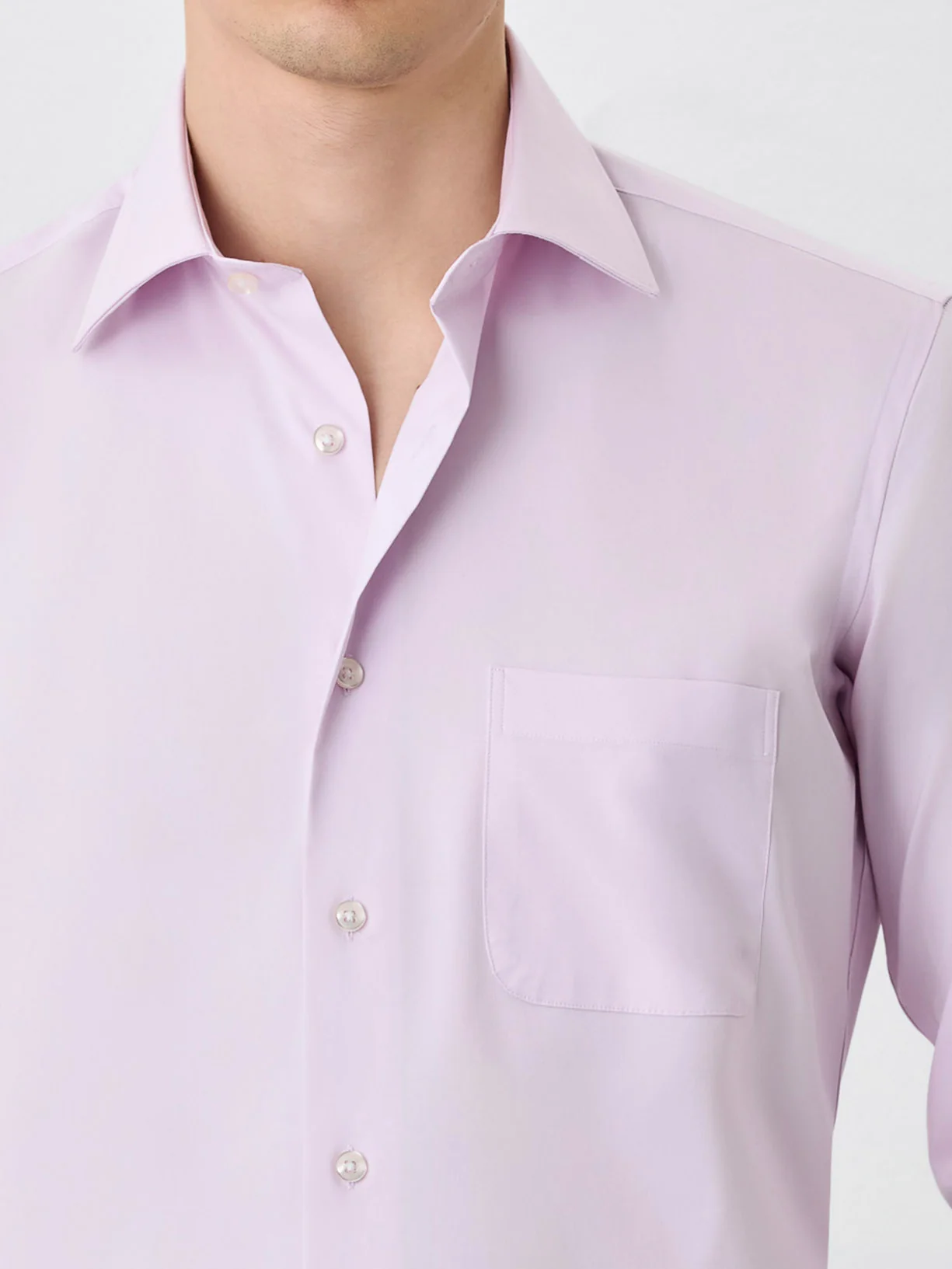 Regular Fit Shirt With Oxford Collar In Cotton Blend - Image 4