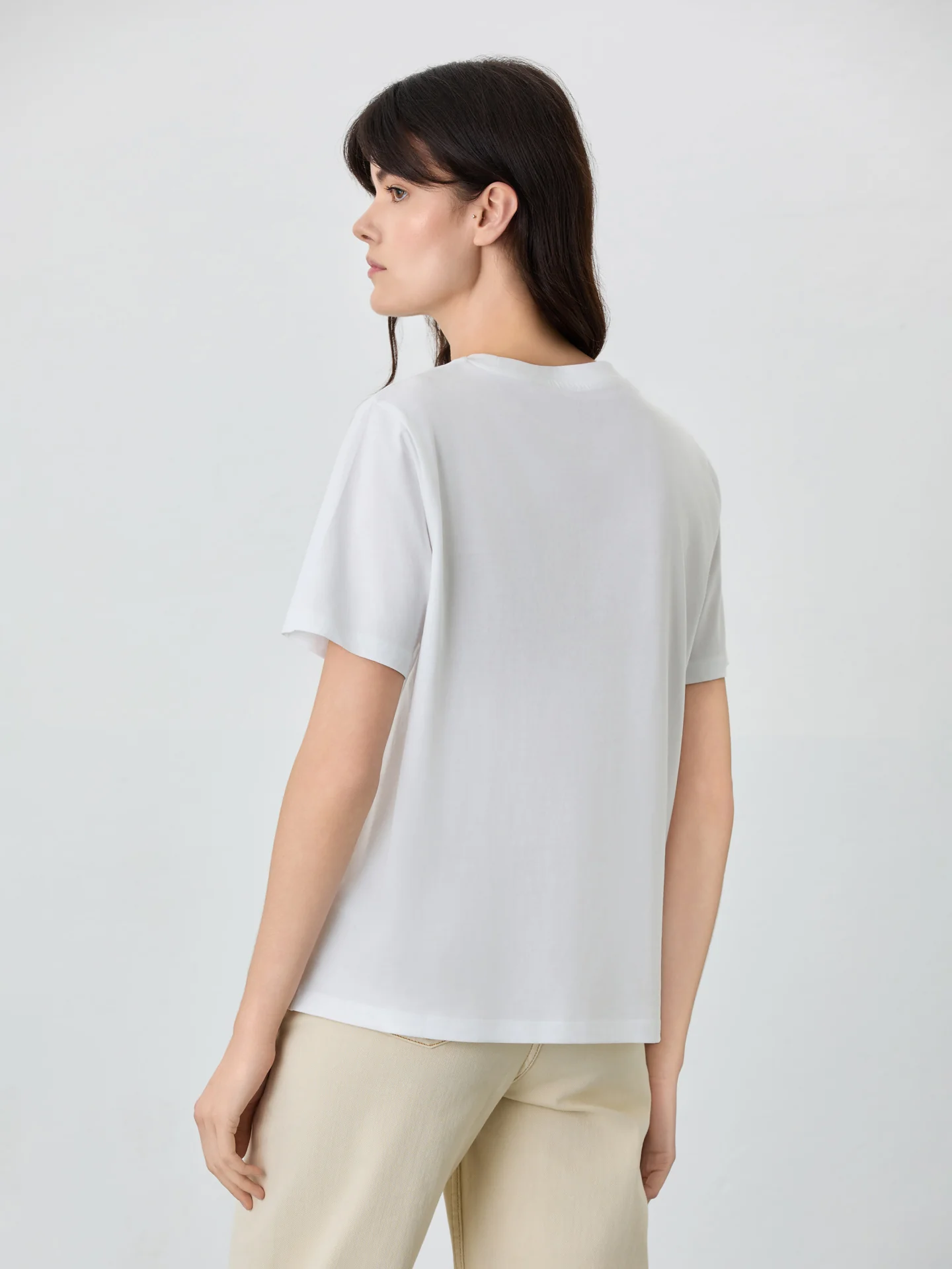 Regular Fit T-shirt In Organic Cotton With Aries Sign - Image 3