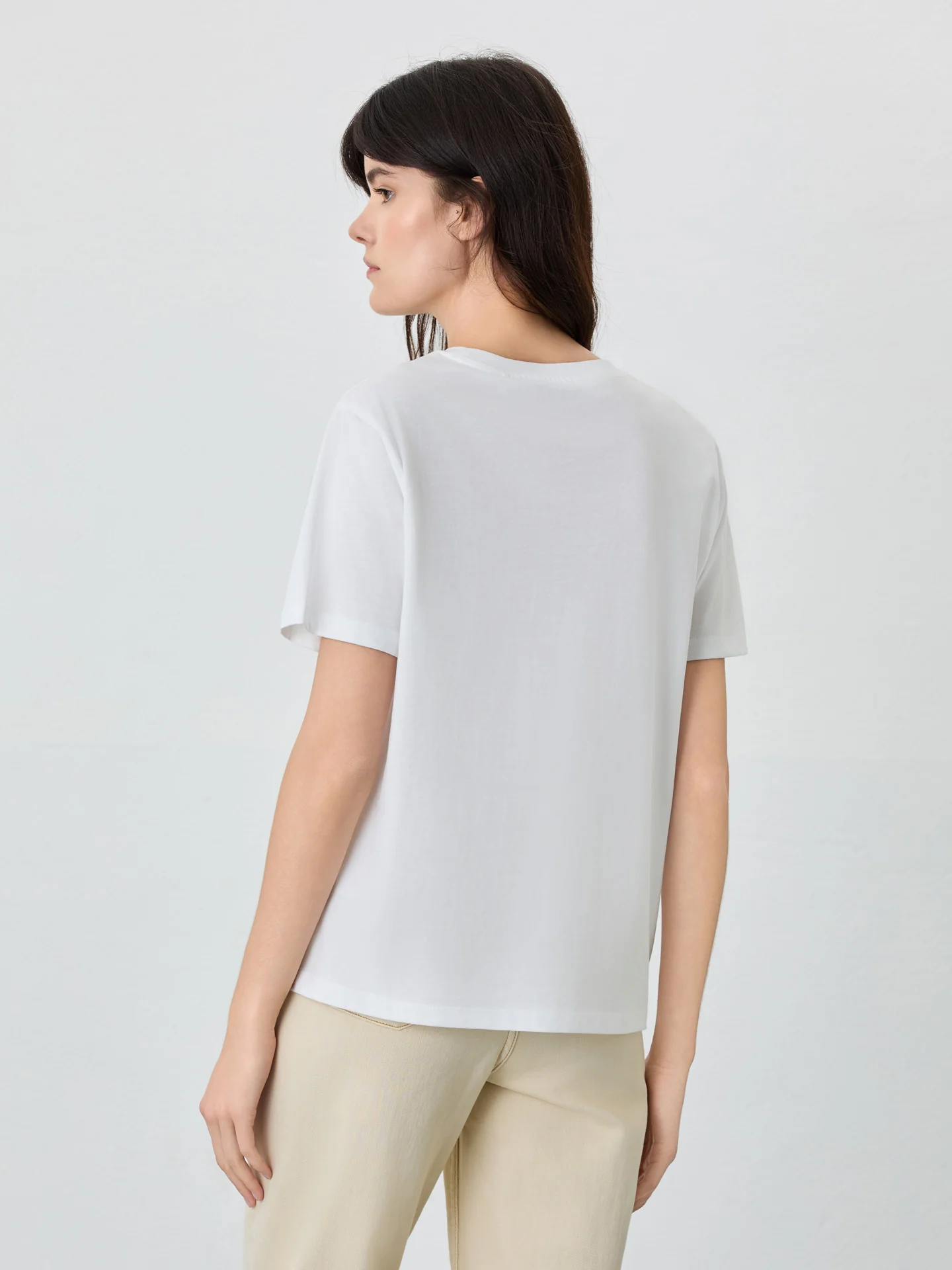 Regular Fit T-shirt In Organic Cotton With Sagittarius Sign - Image 3