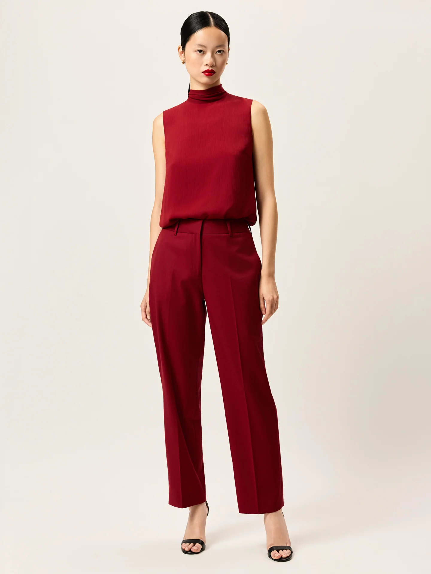 Regular Fit Trousers In Wool Blend - Image 2