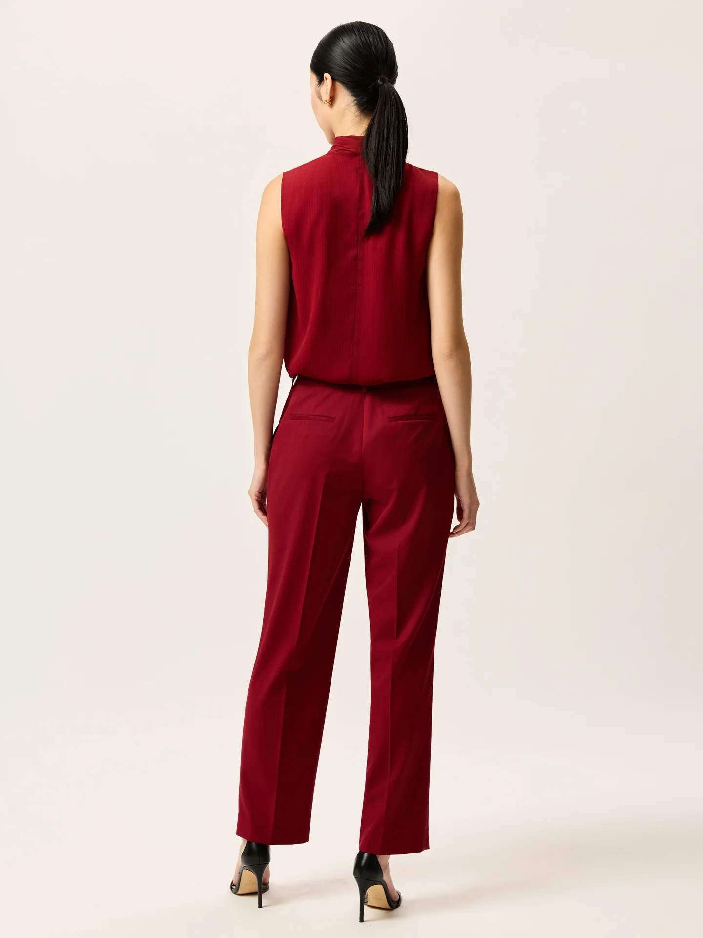 Regular Fit Trousers In Wool Blend - Image 4