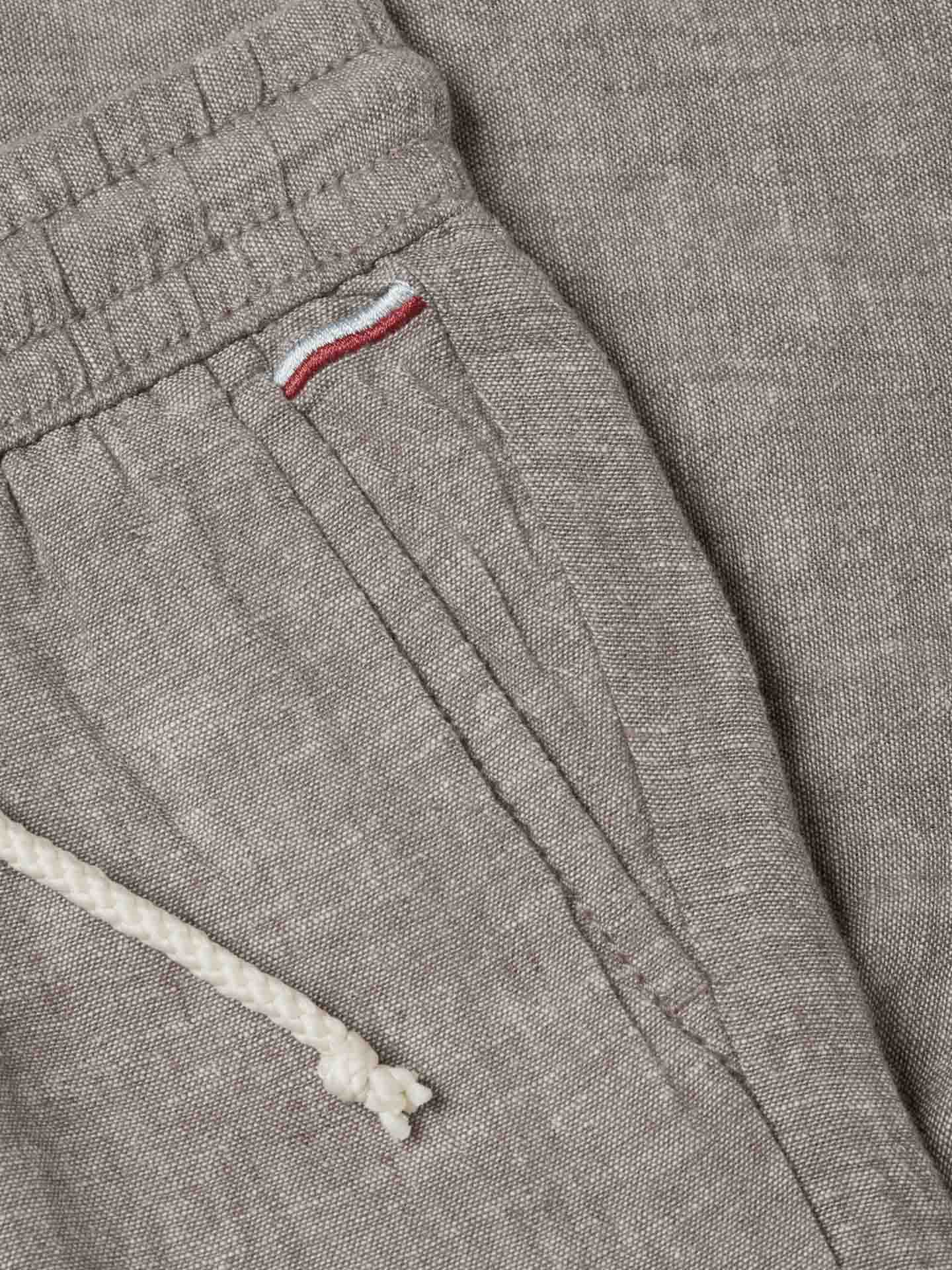 Relaxed Linen Bermuda Shorts - Image 3