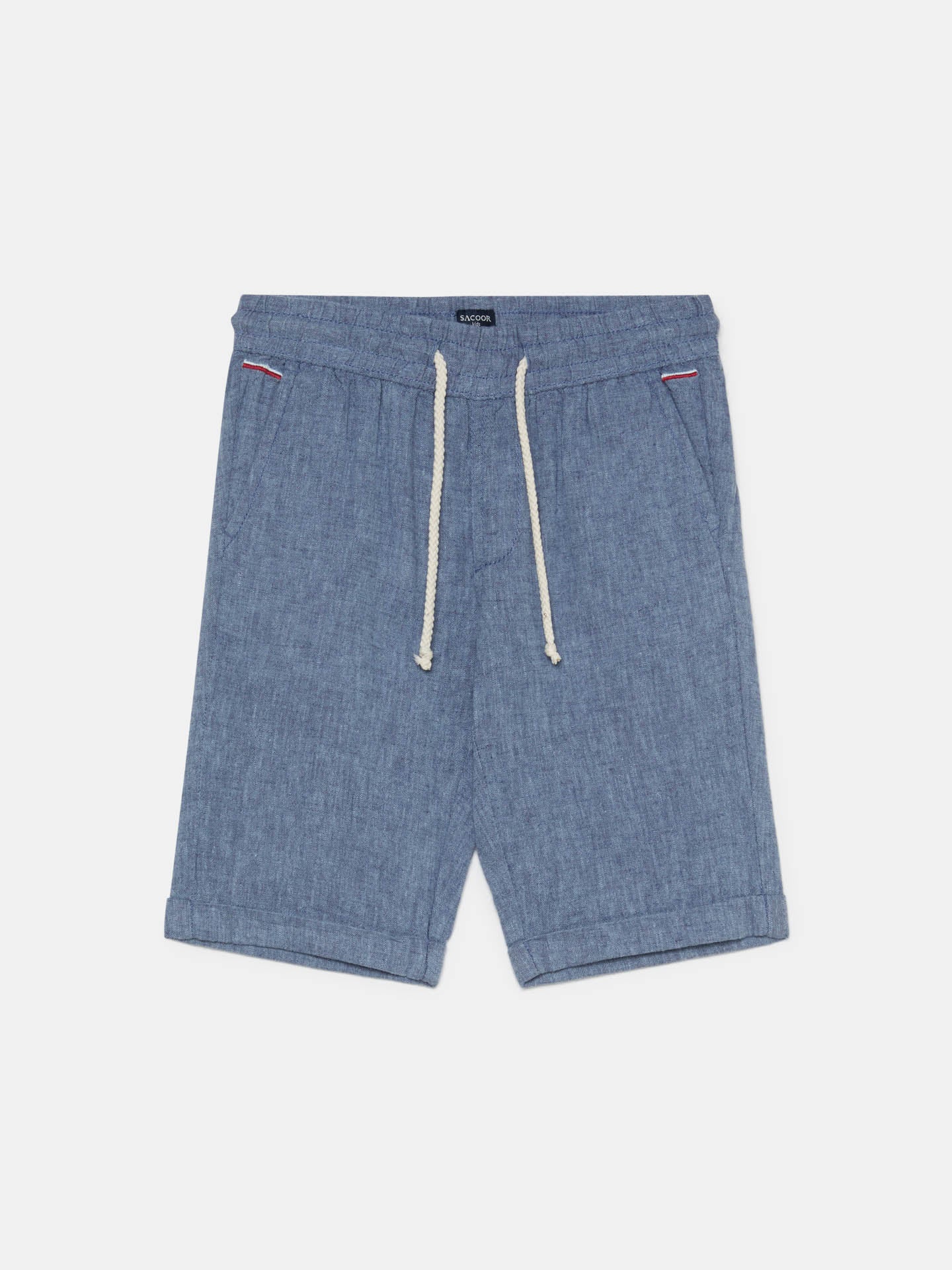 Relaxed Linen Bermuda Shorts - Image 4