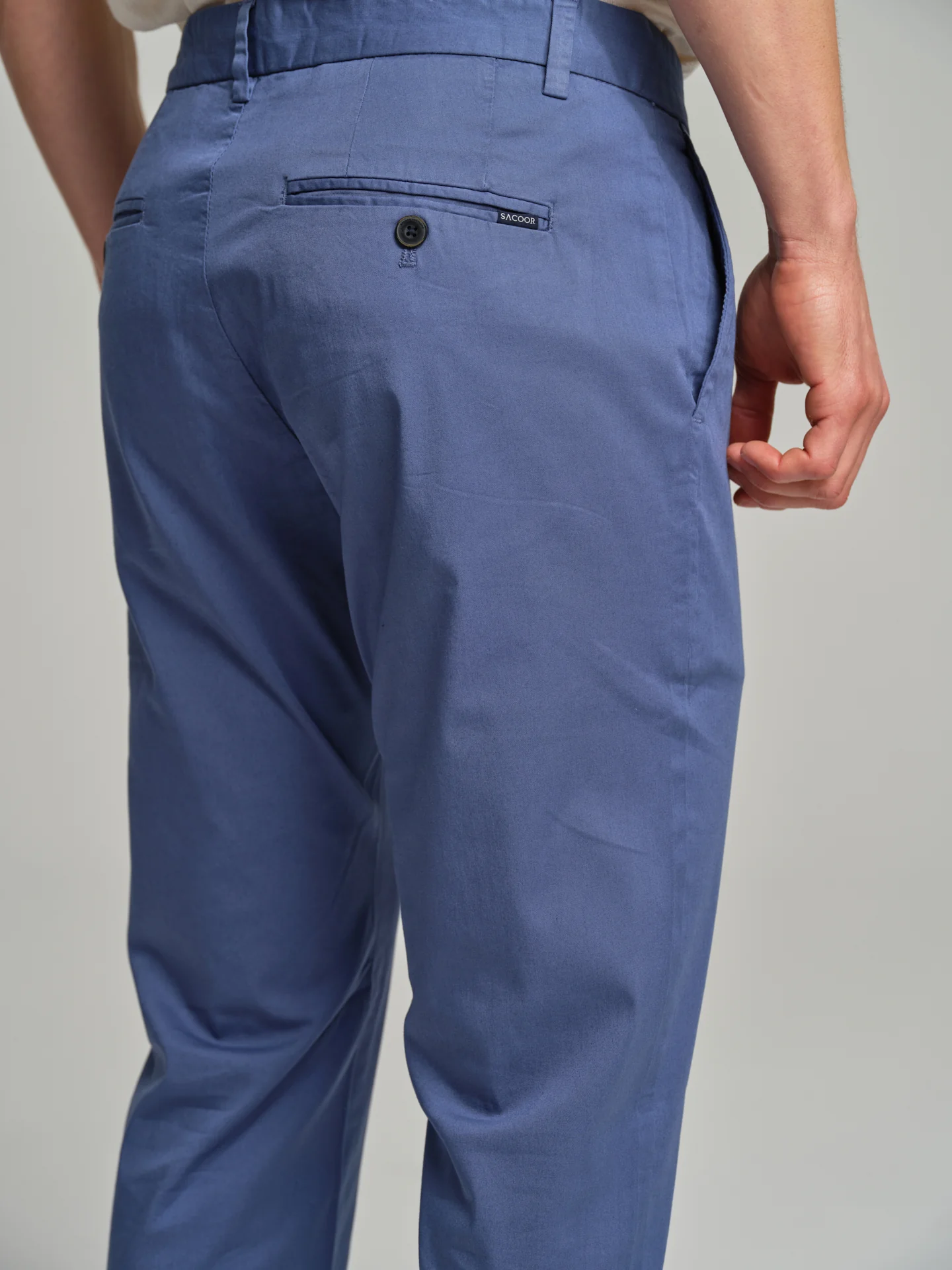 Respekt' Organic Cotton garment dye chino trousers - Image 5
