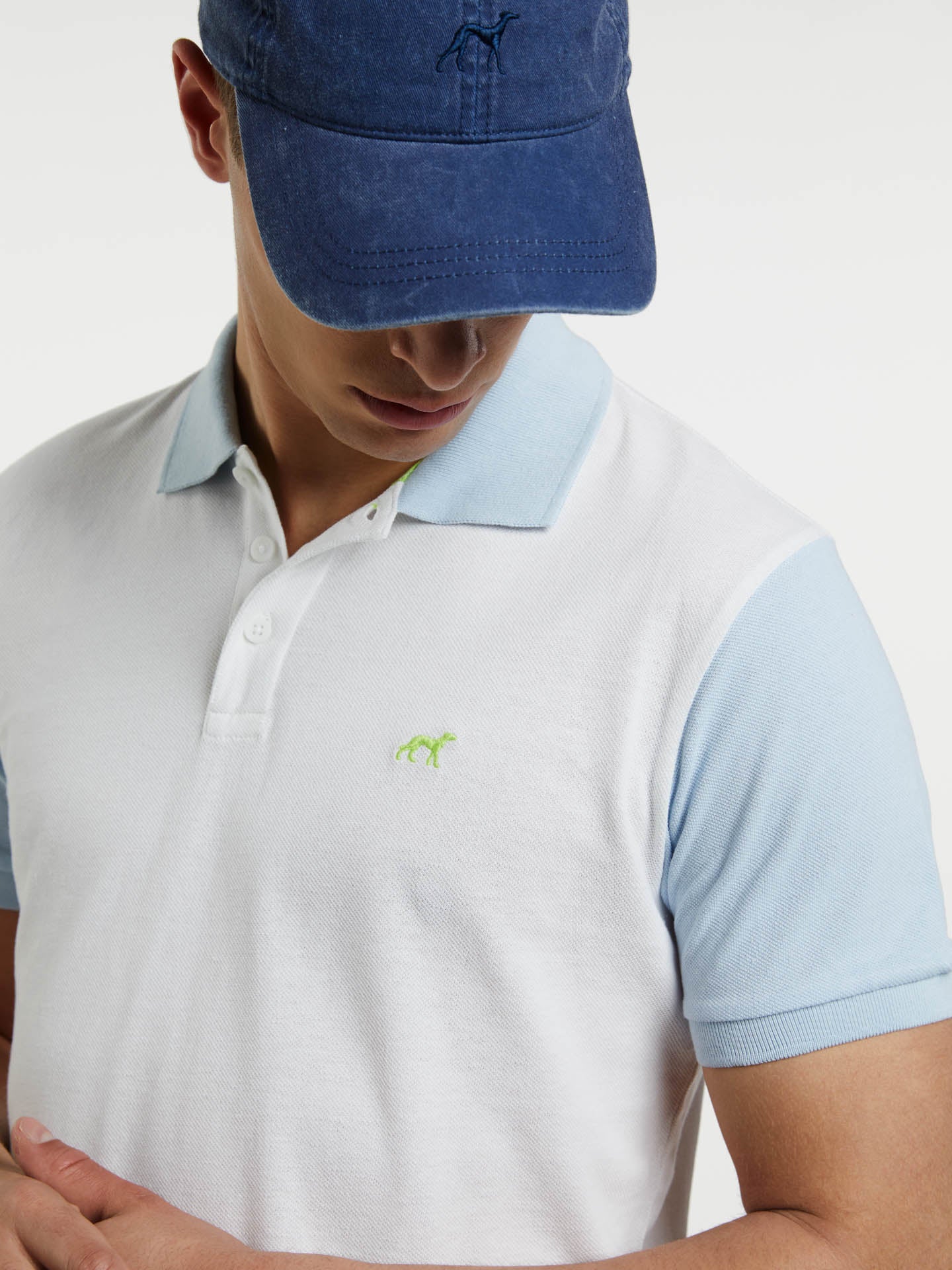 Respekt Polo Piqué Shirt With Colour-Block - Image 8