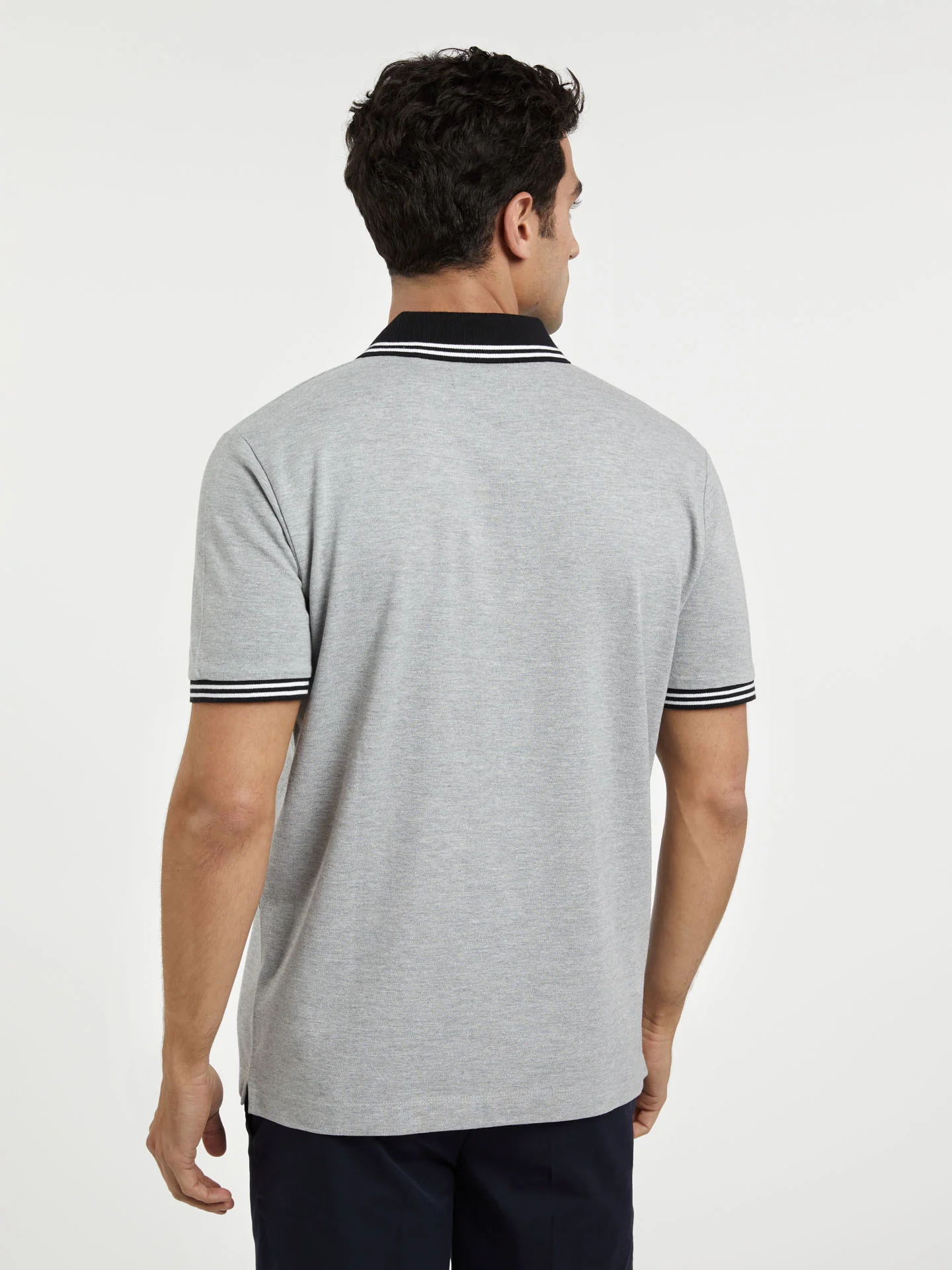 Respekt Polo Piqué Shirt With Contrast Details - Image 12