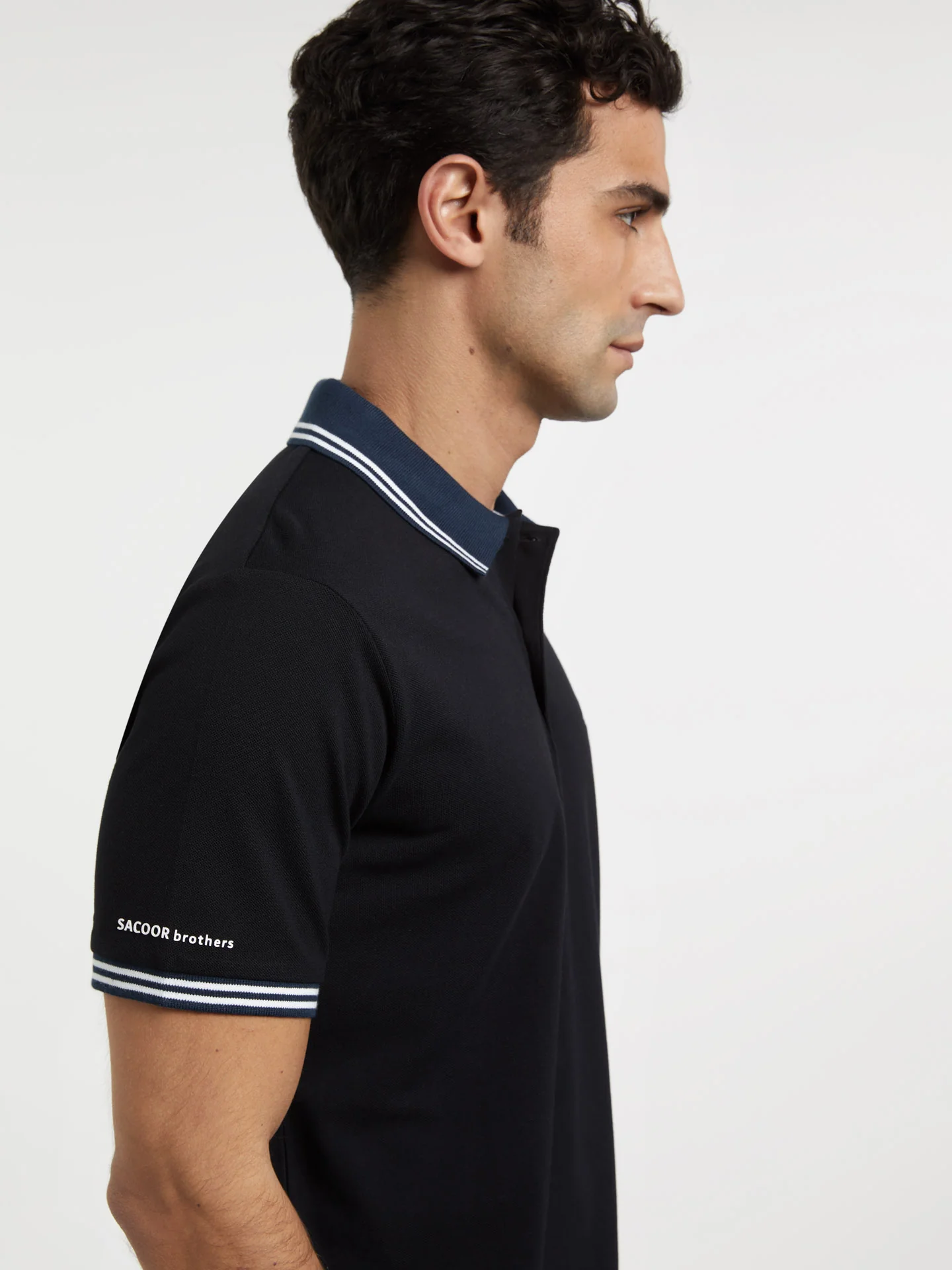 Respekt Polo Piqué Shirt With Contrast Details - Image 2