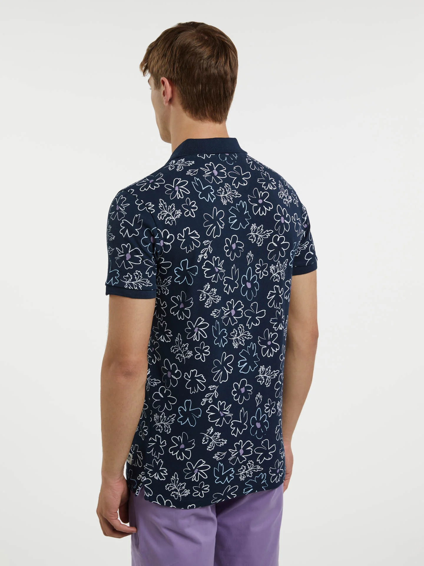 Respekt Polo Piqué Shirt With 'Flowers' Print - Image 3