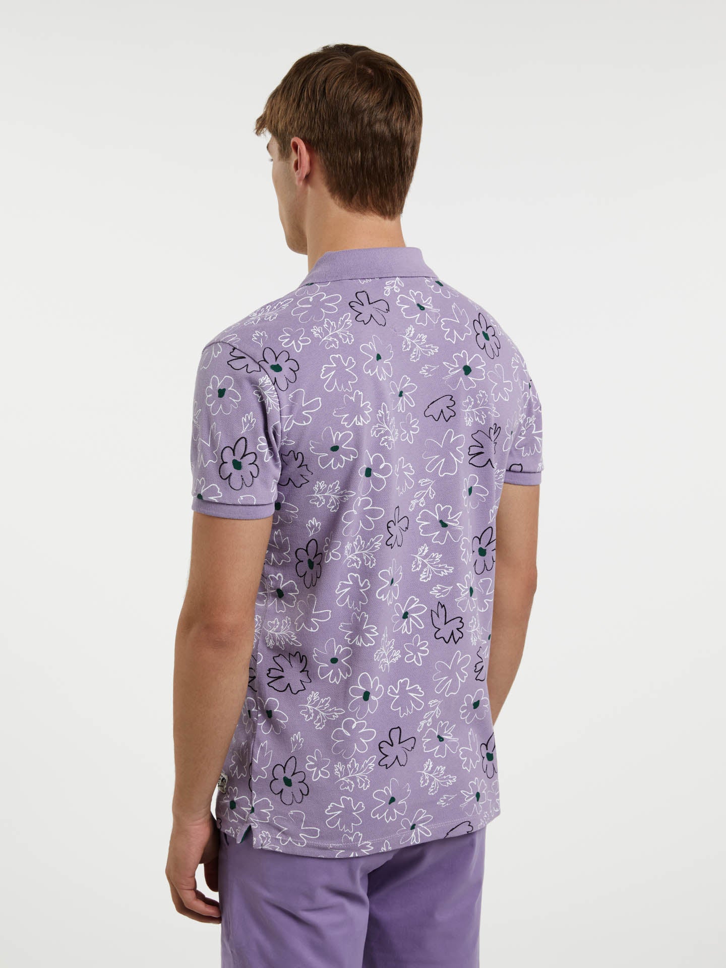 Respekt Polo Piqué Shirt With 'Flowers' Print - Image 6