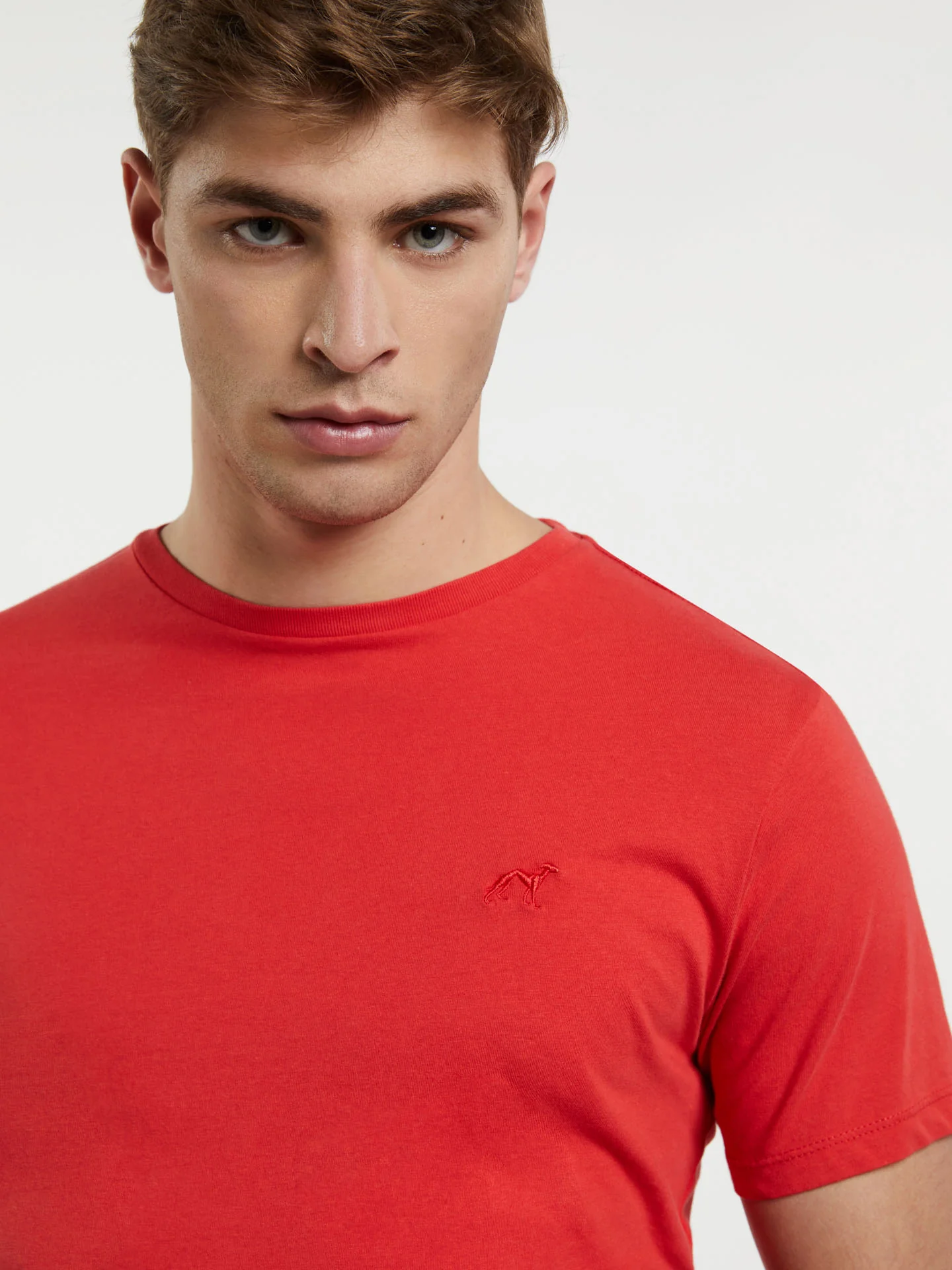 Respekt T-shirt With Chest Logo Embroidery - Image 2
