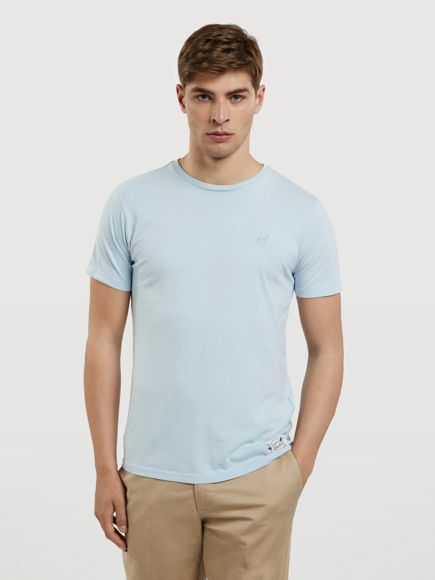 Respekt T-shirt With Chest Logo Embroidery - Image 4