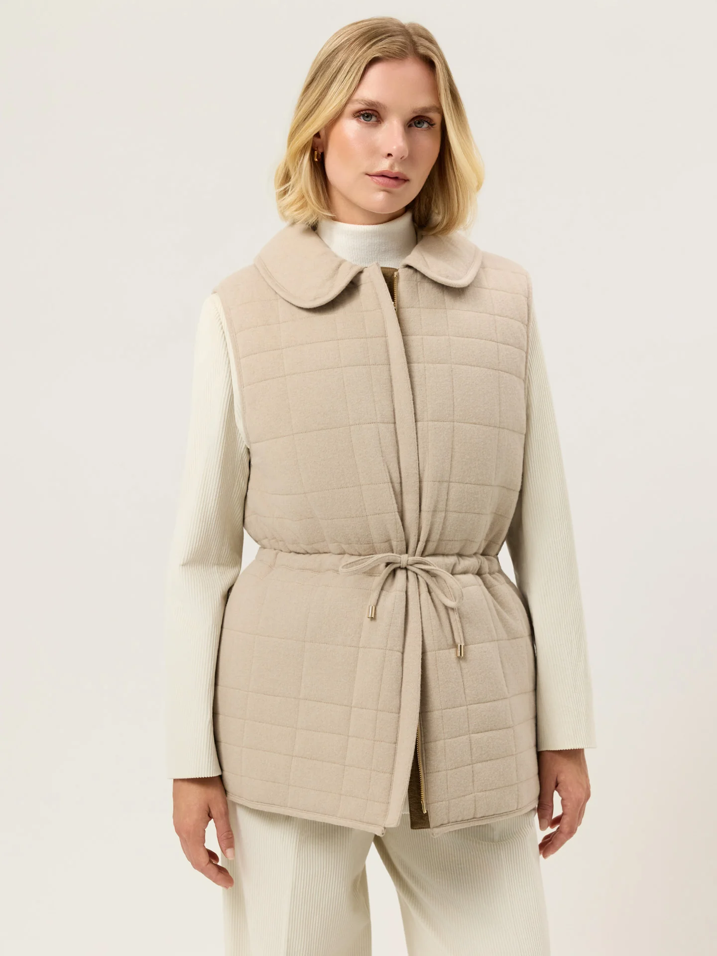 Reversible Waistcoat in Wool Blend