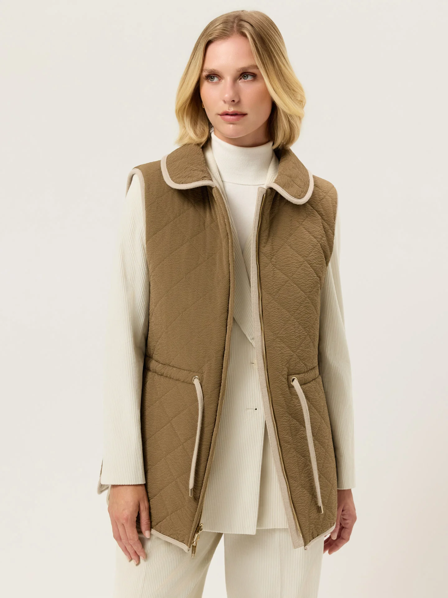 Reversible Waistcoat in Wool Blend - Image 3