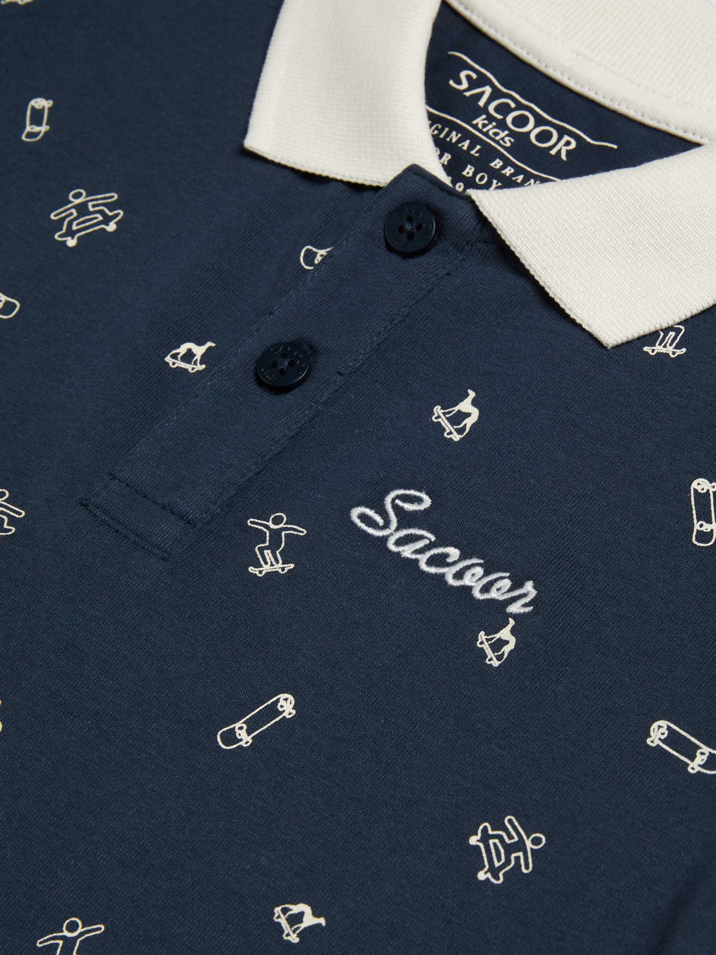 Sacoor Skate Polo Shirt - Image 3