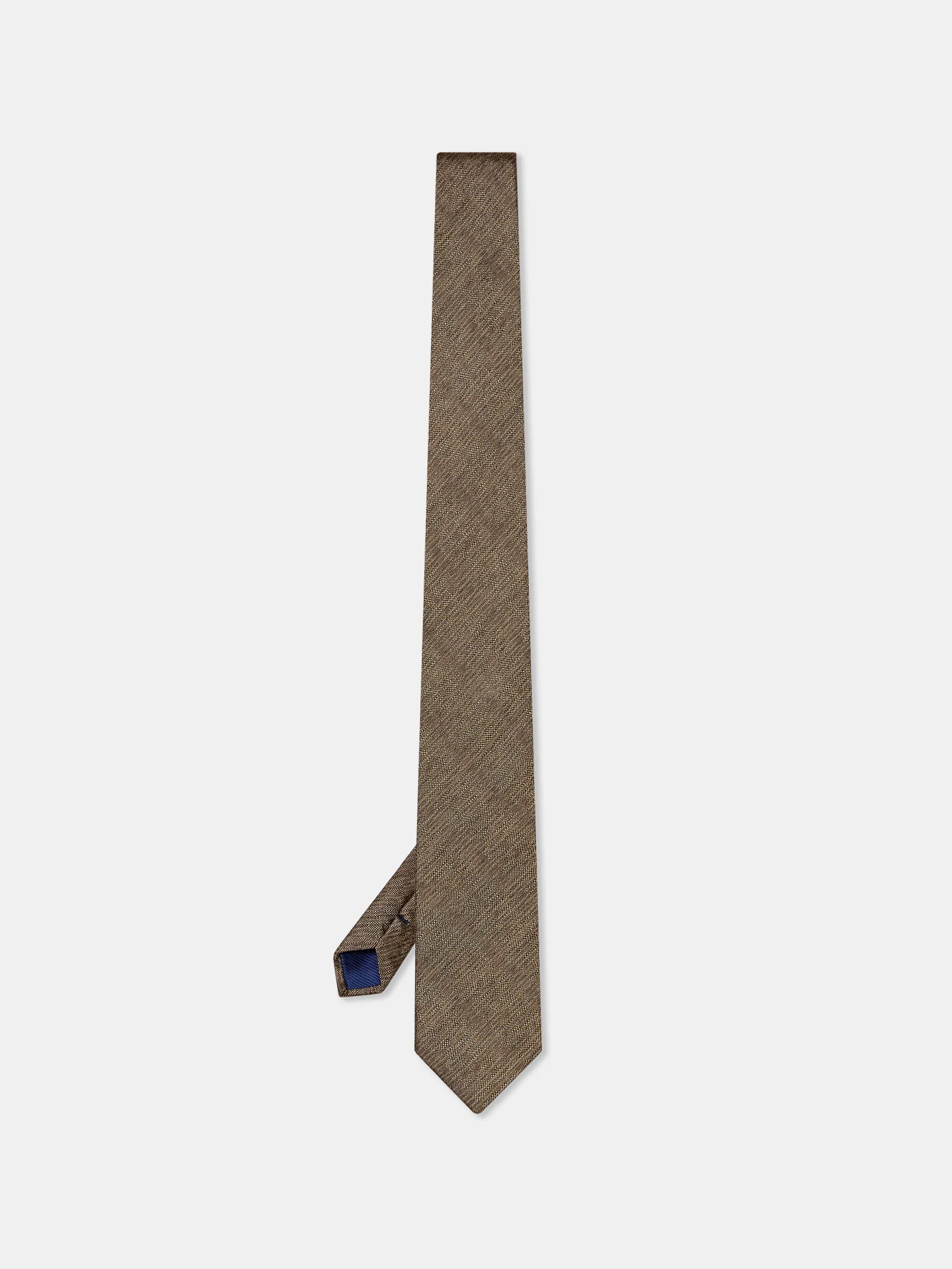 Semi Plain Tie 100% Silk 7,5cm - Image 3