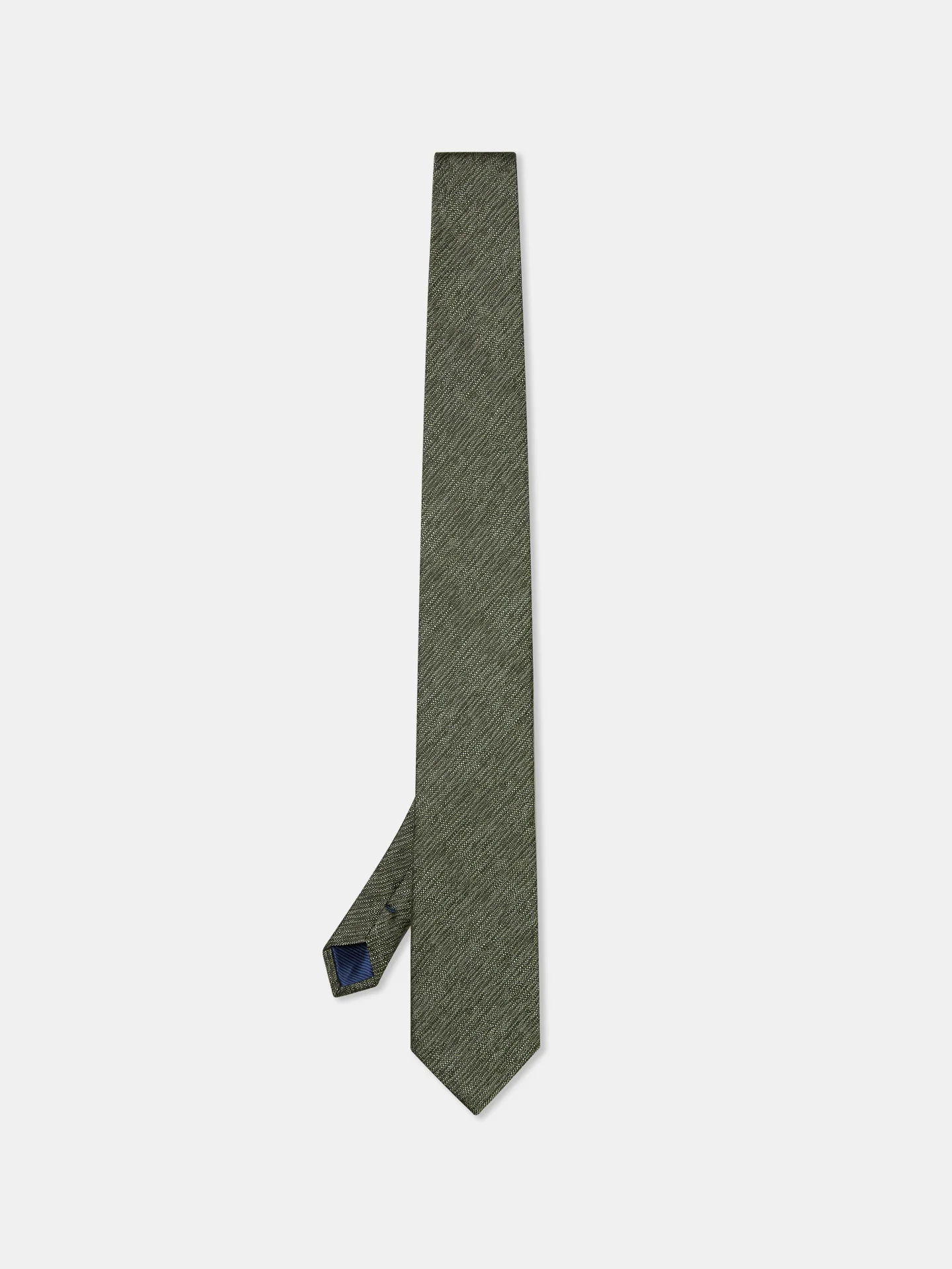 Semi Plain Tie 100% Silk 7,5cm - Image 5